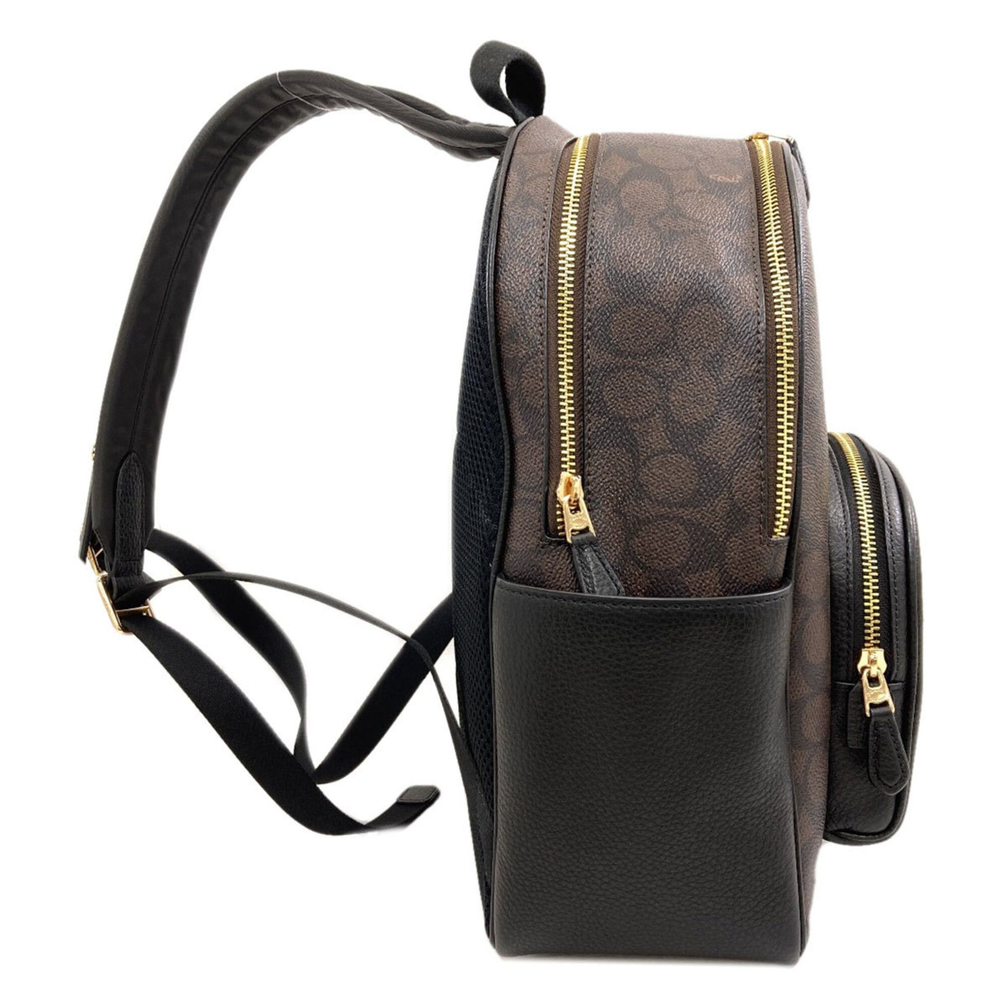 Coach Coach CZ176 Signature Backpack/Daypack, PVC/Calf Leather, Women's Size ONE SIZE - 3 Thumbnail