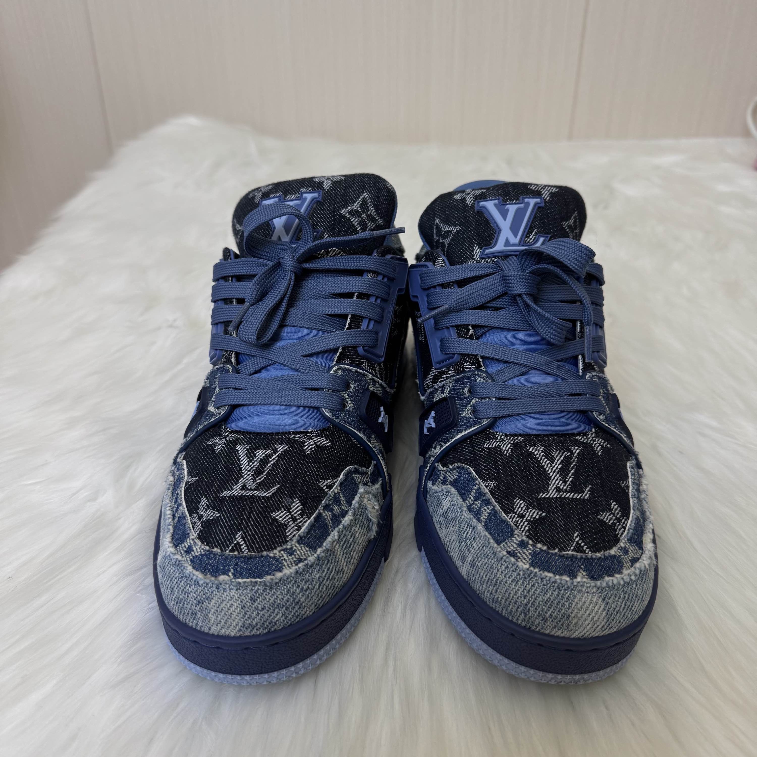 Louis Vuitton Louis Vuitton Denim Trainer Sneakers US 7 Size US 7 / EU 40 - 2 Thumbnail