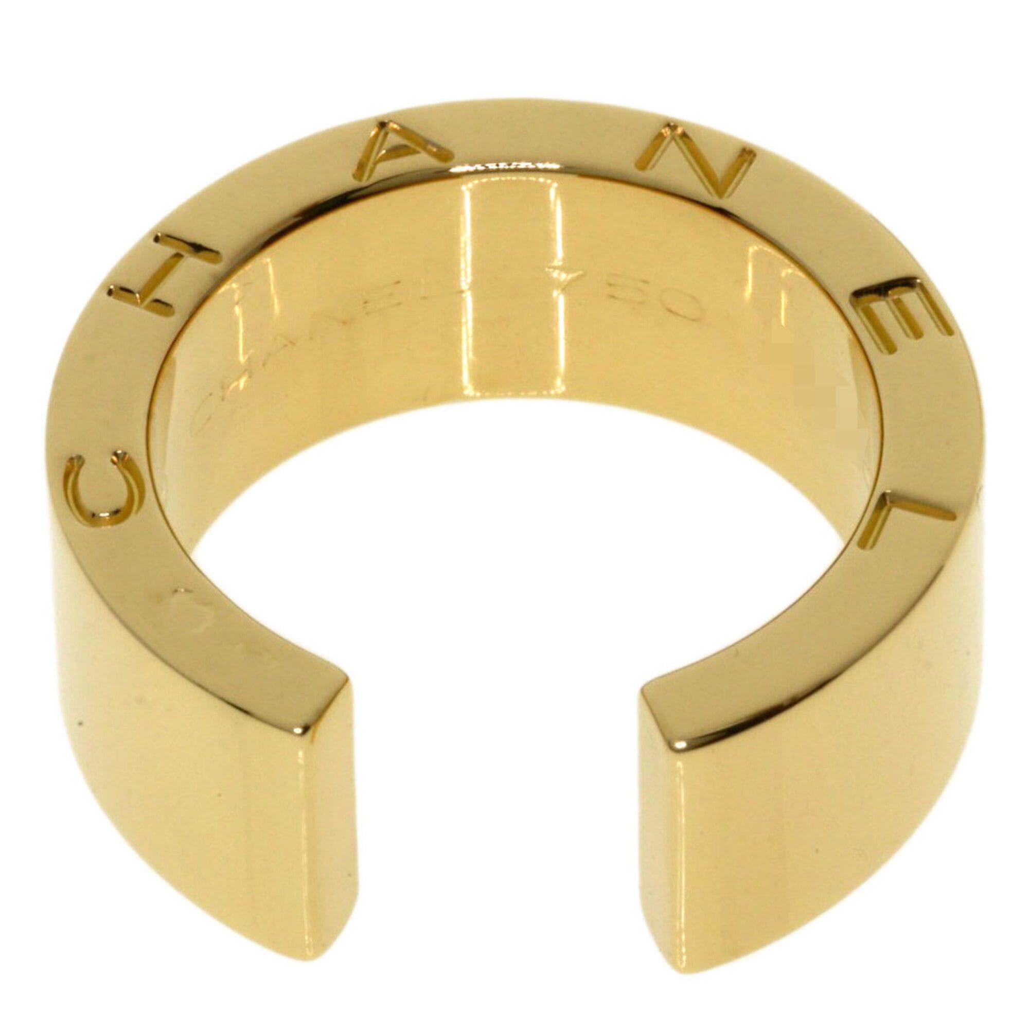 Chanel Chanel Signature Ring, 18K Yellow Gold, Women's Size ONE SIZE - 4 Thumbnail