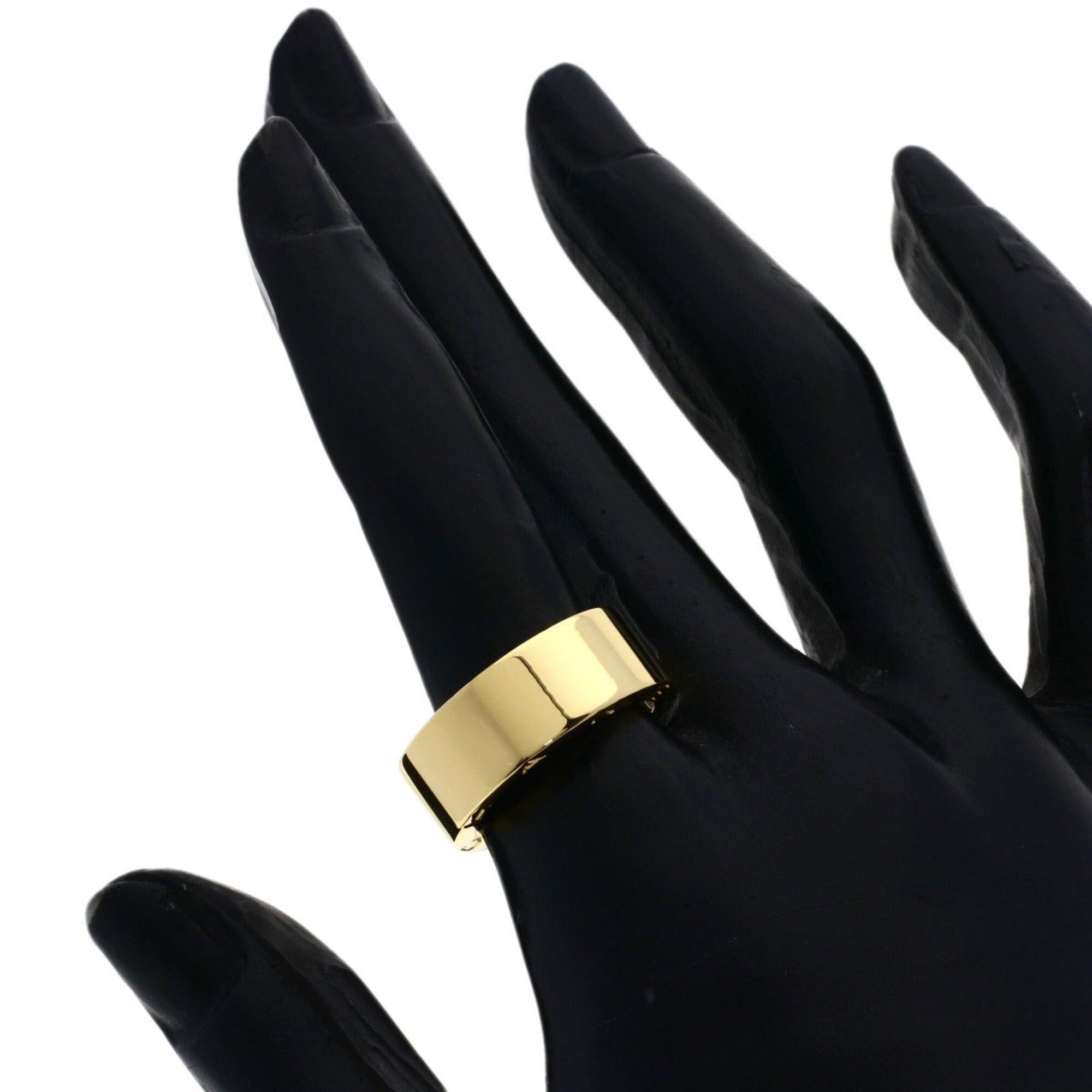Chanel Chanel Signature Ring, 18K Yellow Gold, Women's Size ONE SIZE - 7 Thumbnail