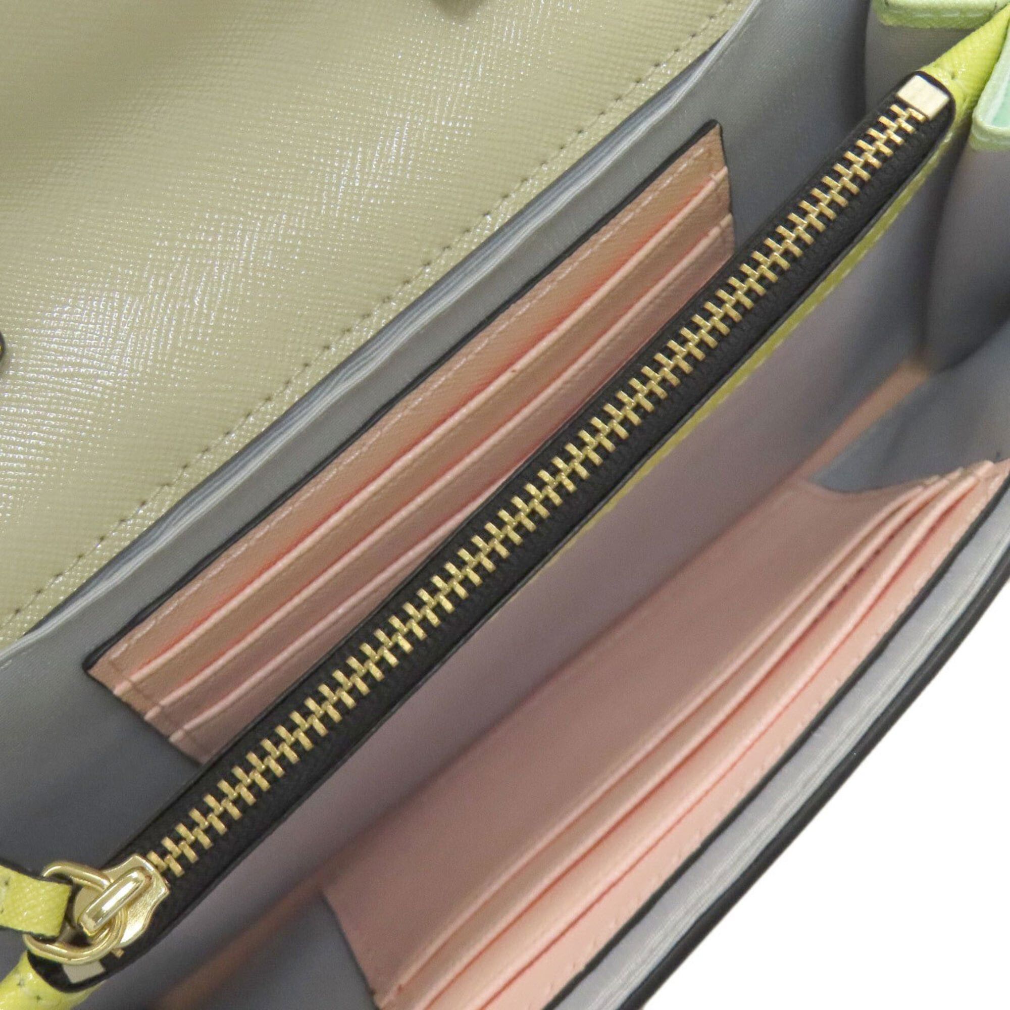 Marc Jacobs Marc Jacobs Chain Shoulder Wallet, Double J Design, Long Leather, Women's Size ONE SIZE - 6 Thumbnail