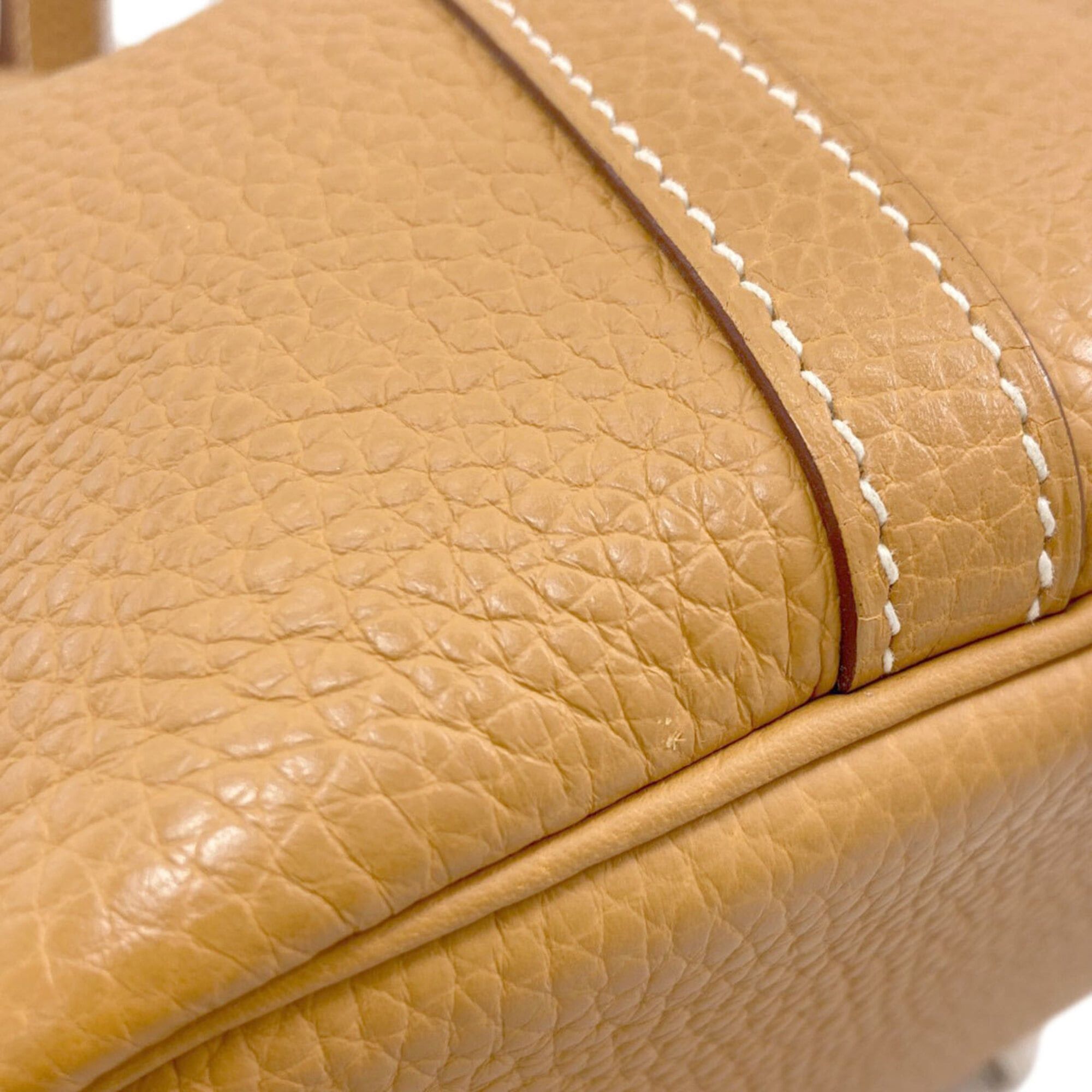 Hermes Hermes Picotin Lock PM Camel Handbag with Silver Hardware, Taurillon Leather, Women's Size ONE SIZE - 11 Thumbnail