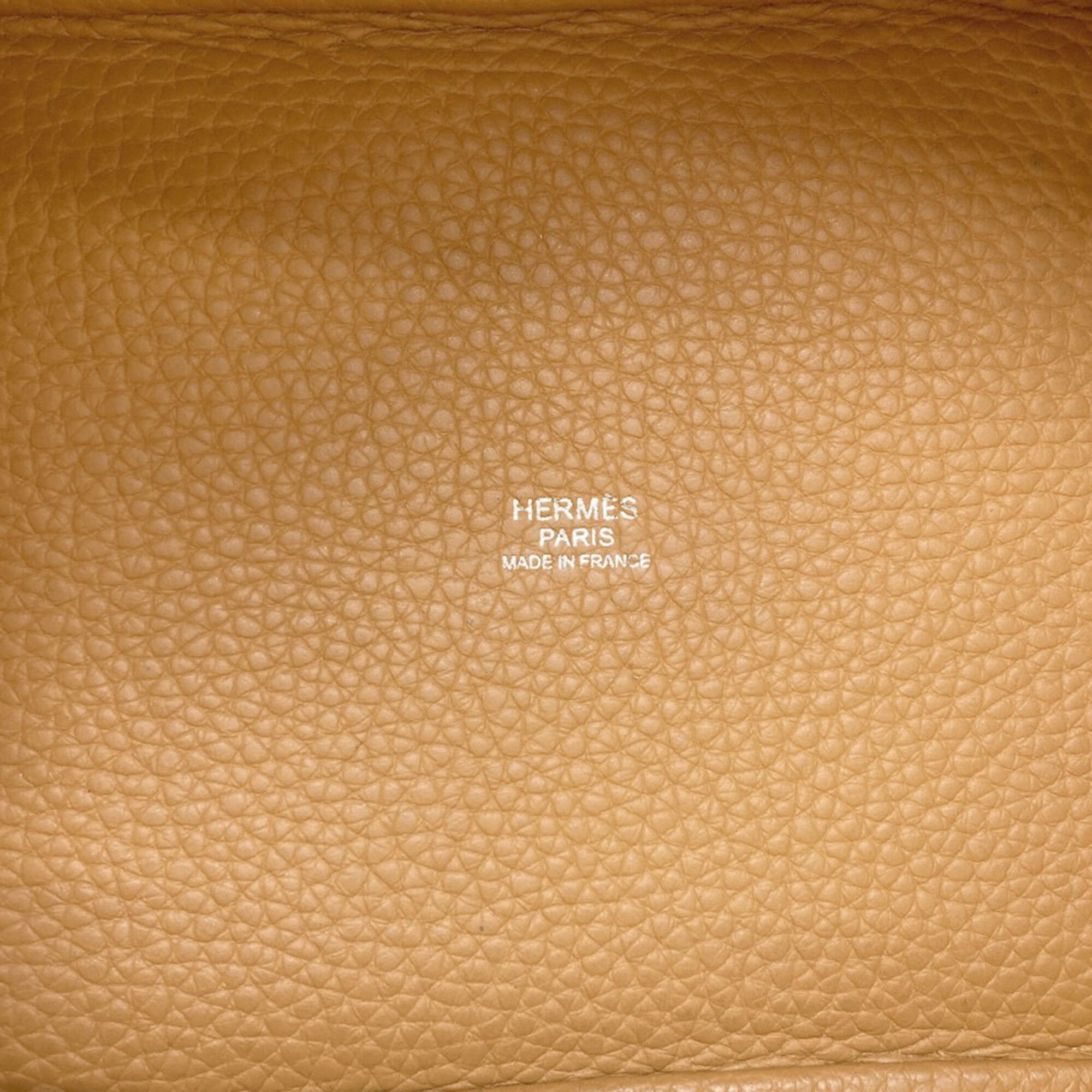 Hermes Hermes Picotin Lock PM Camel Handbag with Silver Hardware, Taurillon Leather, Women's Size ONE SIZE - 6 Thumbnail