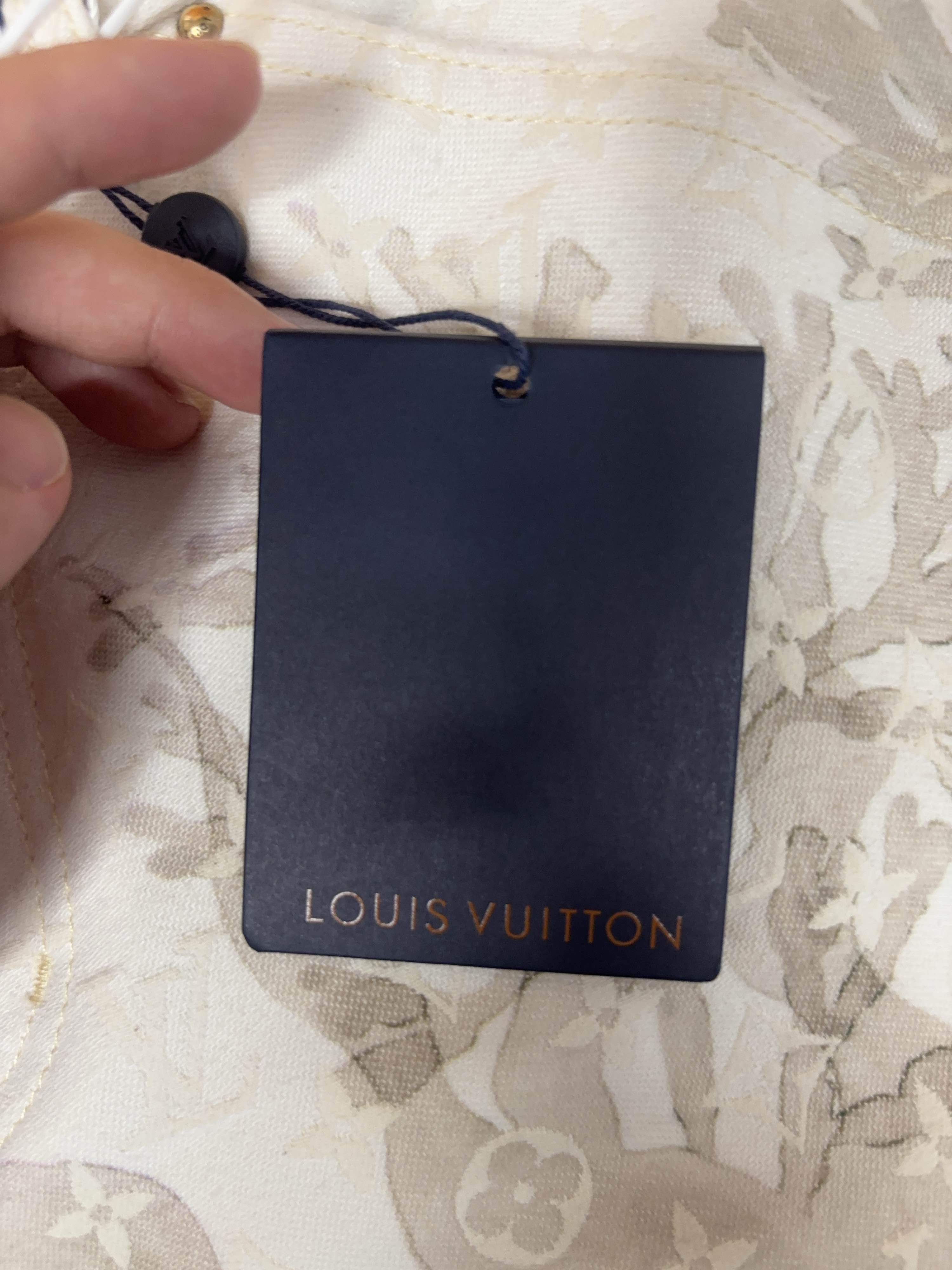 Louis Vuitton Louis Vuitton Jacquard Floral Shorts Size 31 Size US 31 - 5 Thumbnail