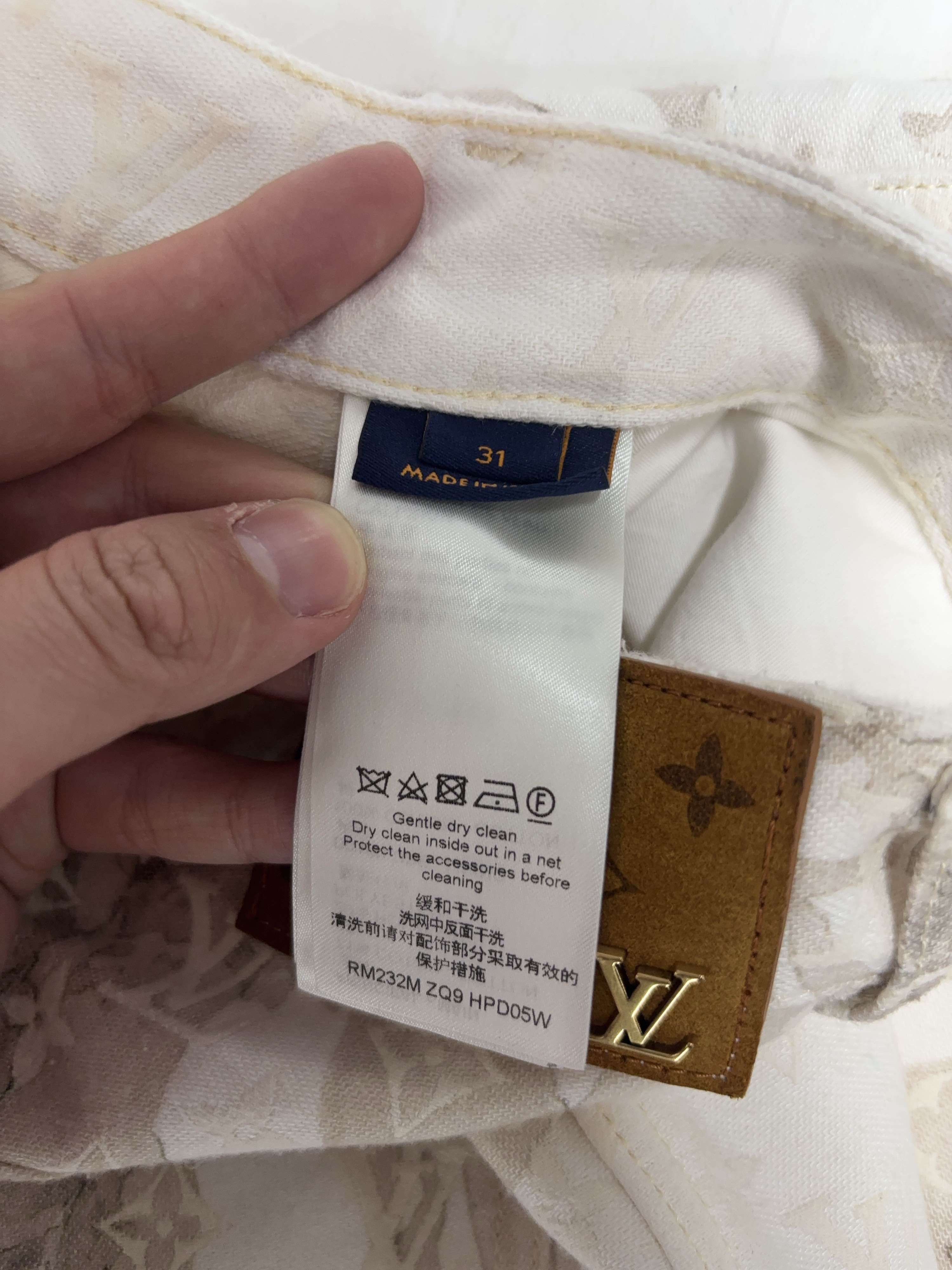 Louis Vuitton Louis Vuitton Jacquard Floral Shorts Size 31 Size US 31 - 4 Thumbnail
