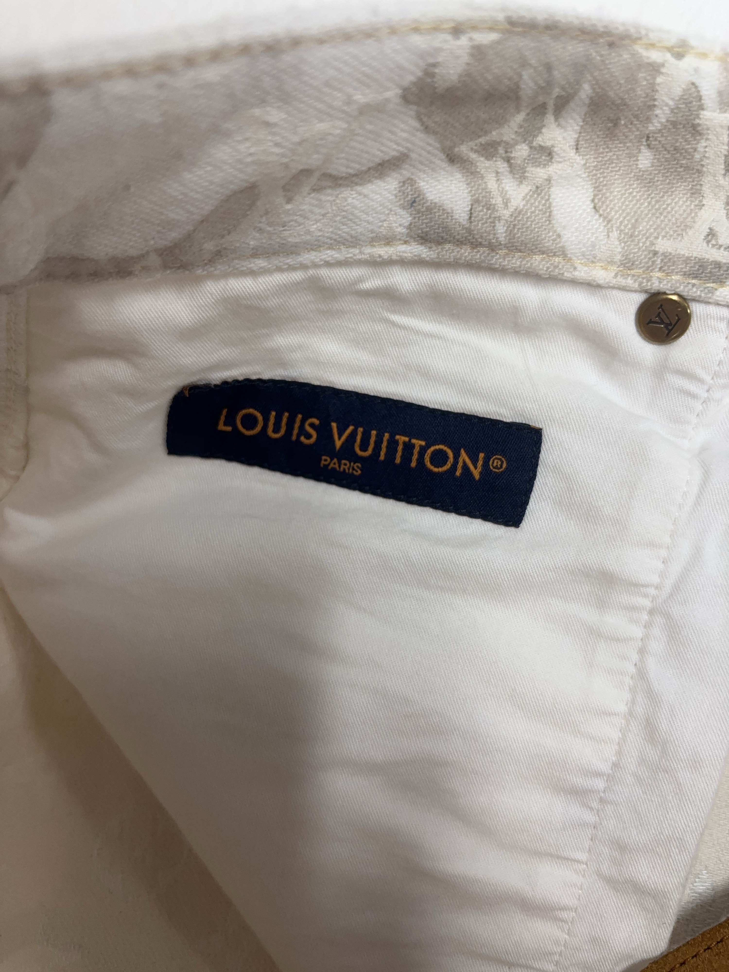 Louis Vuitton Louis Vuitton Jacquard Floral Shorts Size 31 Size US 31 - 3 Thumbnail