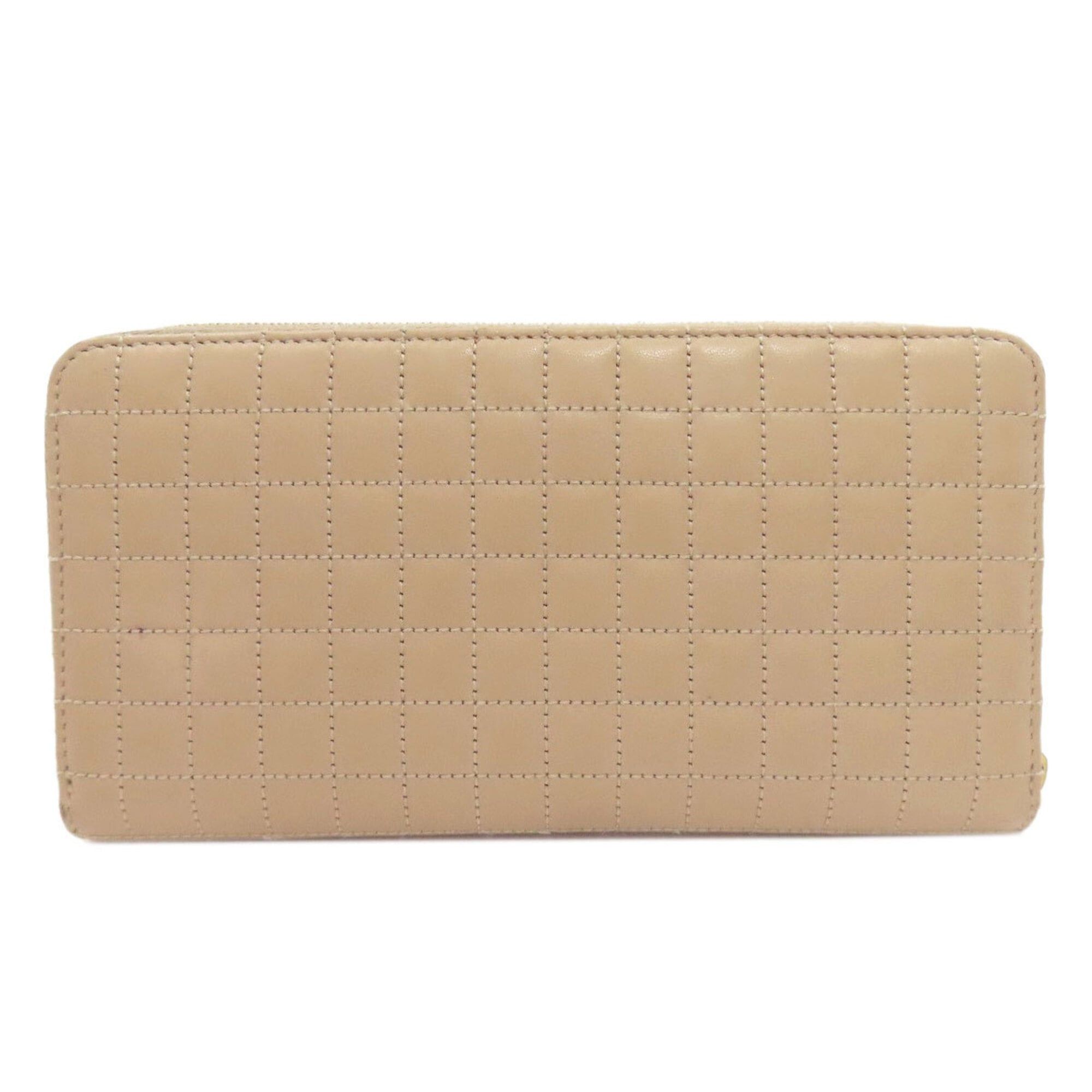 Celine Celine Round Zipper Quilted Leather Long Wallet for Women Size ONE SIZE - 2 Thumbnail