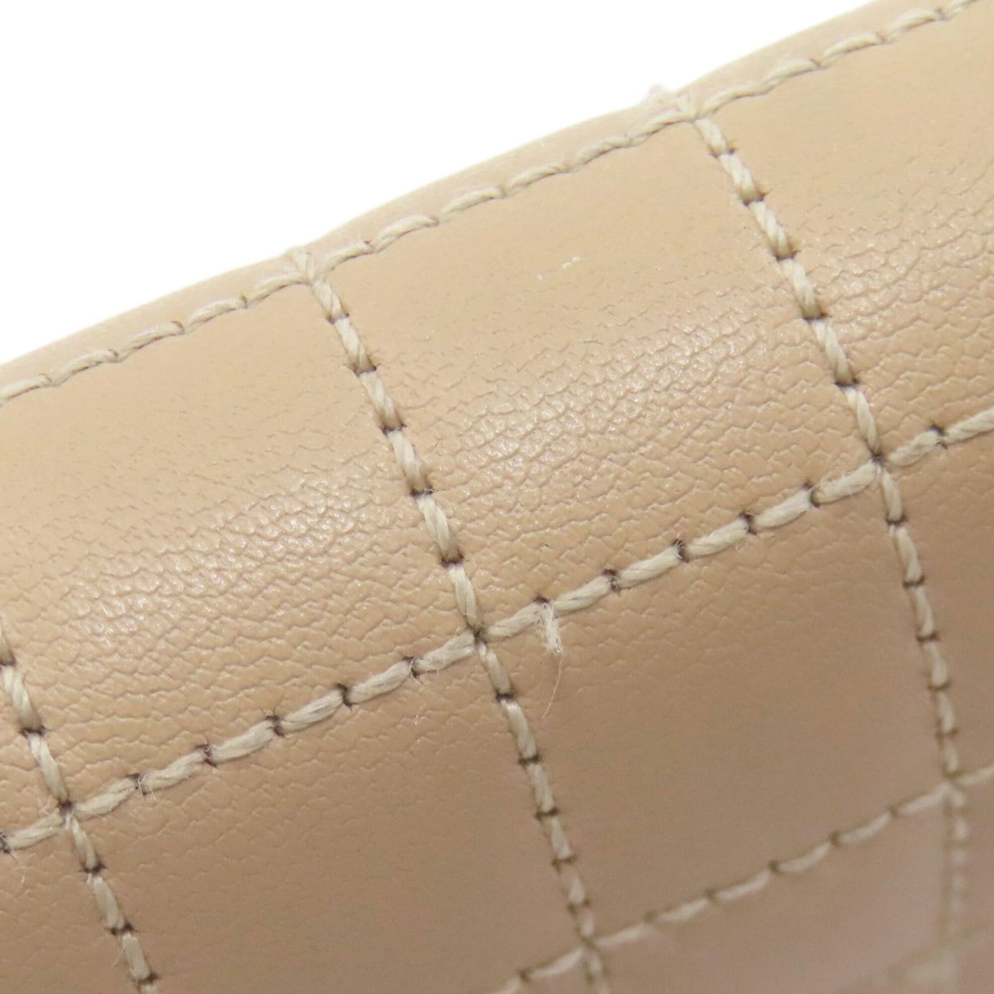 Celine Celine Round Zipper Quilted Leather Long Wallet for Women Size ONE SIZE - 15 Thumbnail