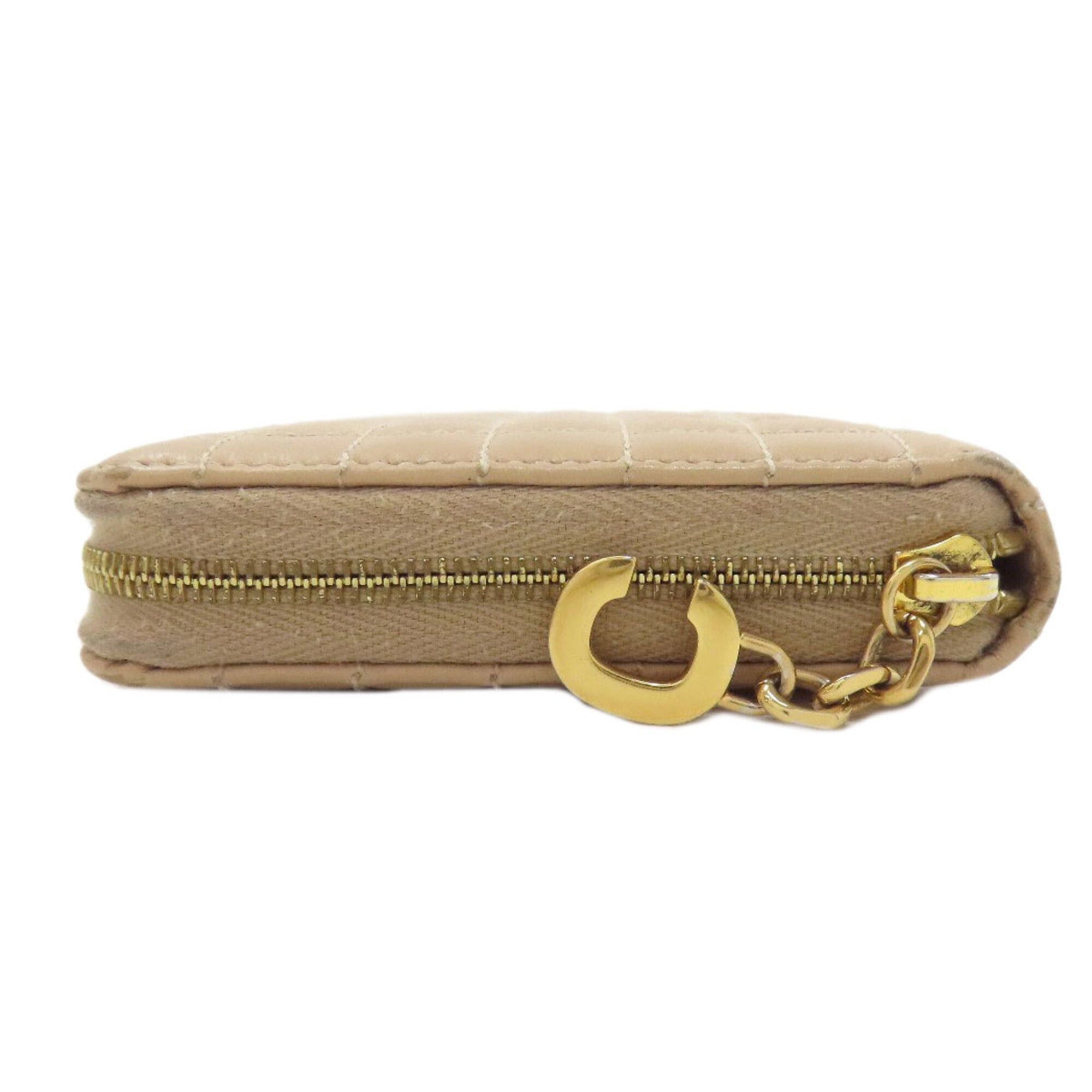Celine Celine Round Zipper Quilted Leather Long Wallet for Women Size ONE SIZE - 3 Thumbnail