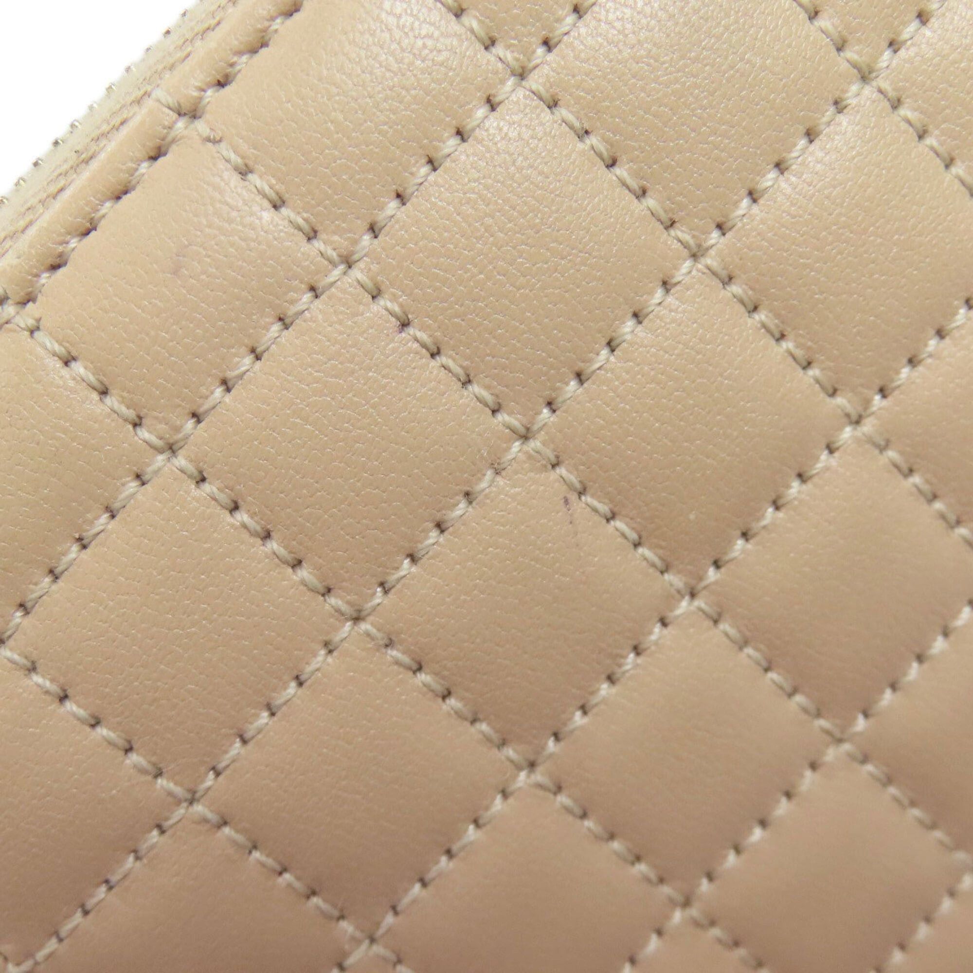 Celine Celine Round Zipper Quilted Leather Long Wallet for Women Size ONE SIZE - 17 Thumbnail