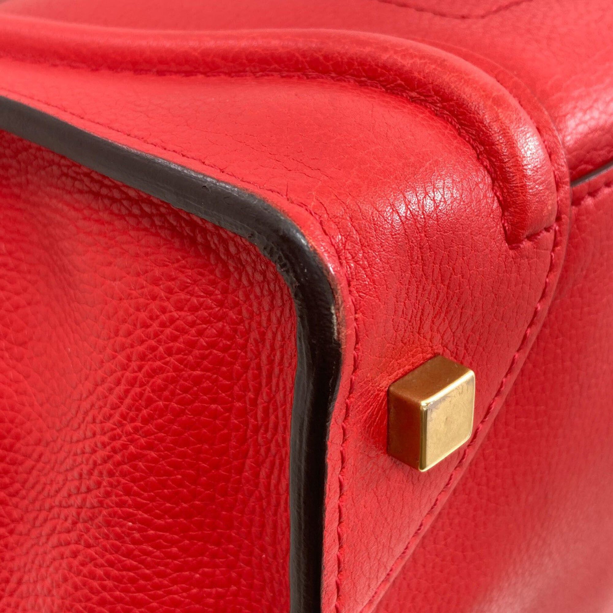 Celine Celine Luggage Mini Handbag, Calfskin, Women's Size ONE SIZE - 22 Thumbnail