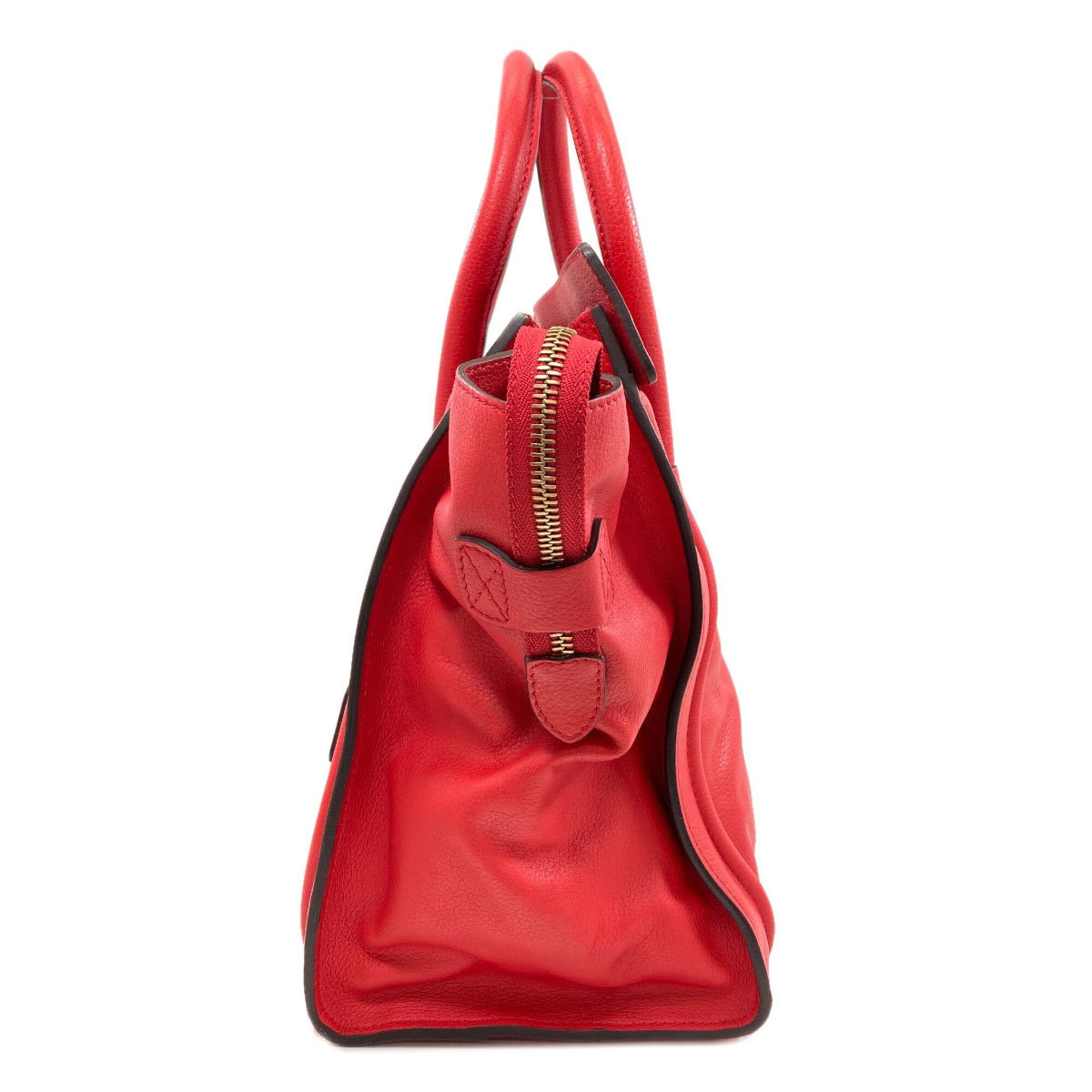 Celine Celine Luggage Mini Handbag, Calfskin, Women's Size ONE SIZE - 3 Thumbnail