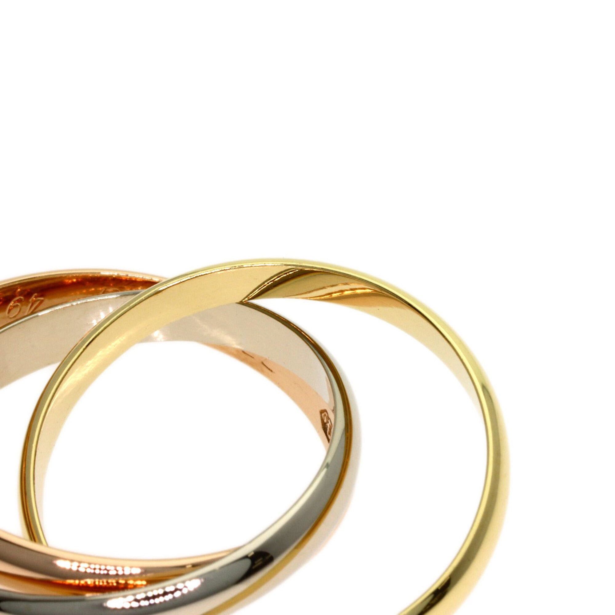 Cartier Cartier Trinity XS #49 Ring - 18K Yellow Gold/18K Pink White Gold Women's Size ONE SIZE - 6 Thumbnail
