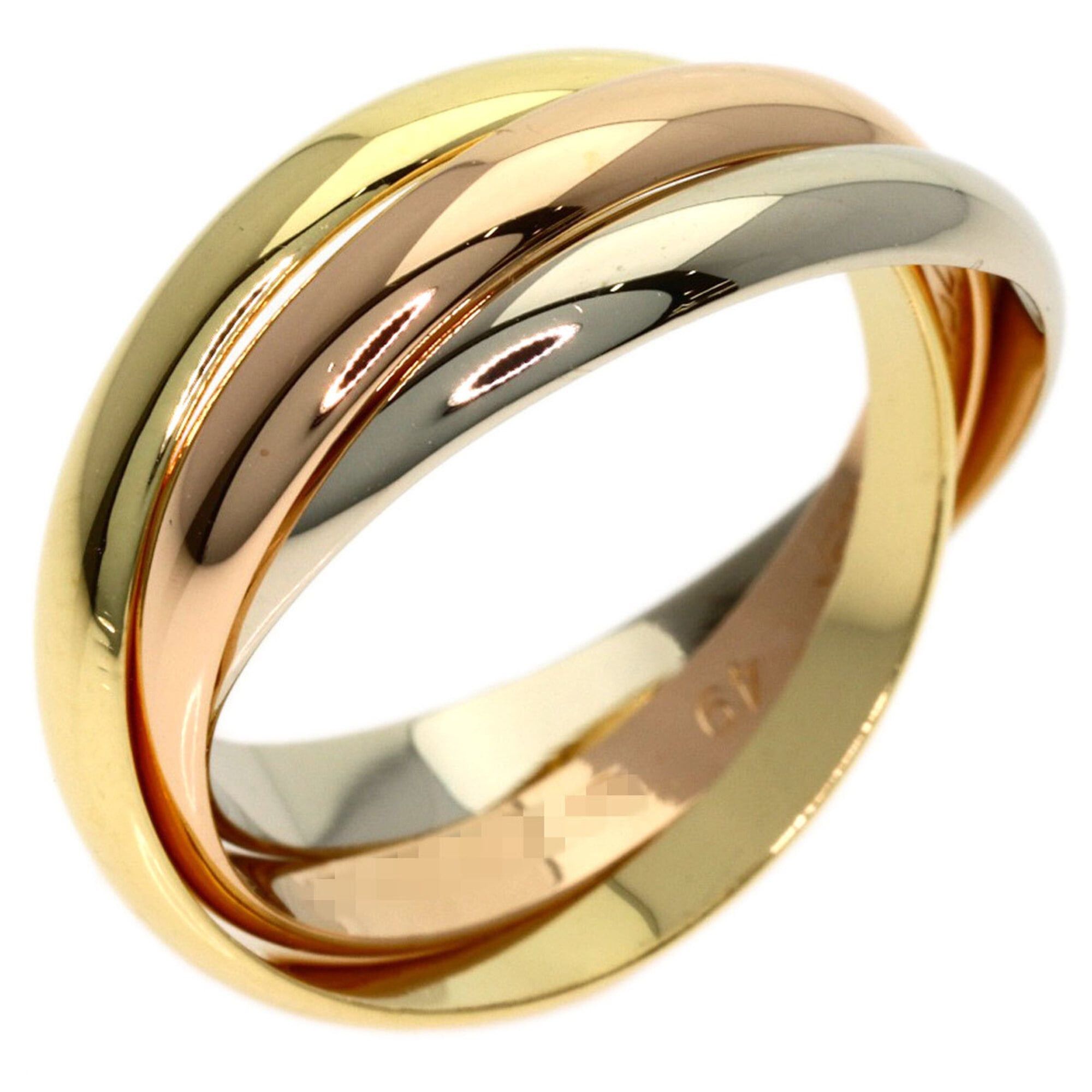 Cartier Cartier Trinity XS #49 Ring - 18K Yellow Gold/18K Pink White Gold Women's Size ONE SIZE - 2 Thumbnail