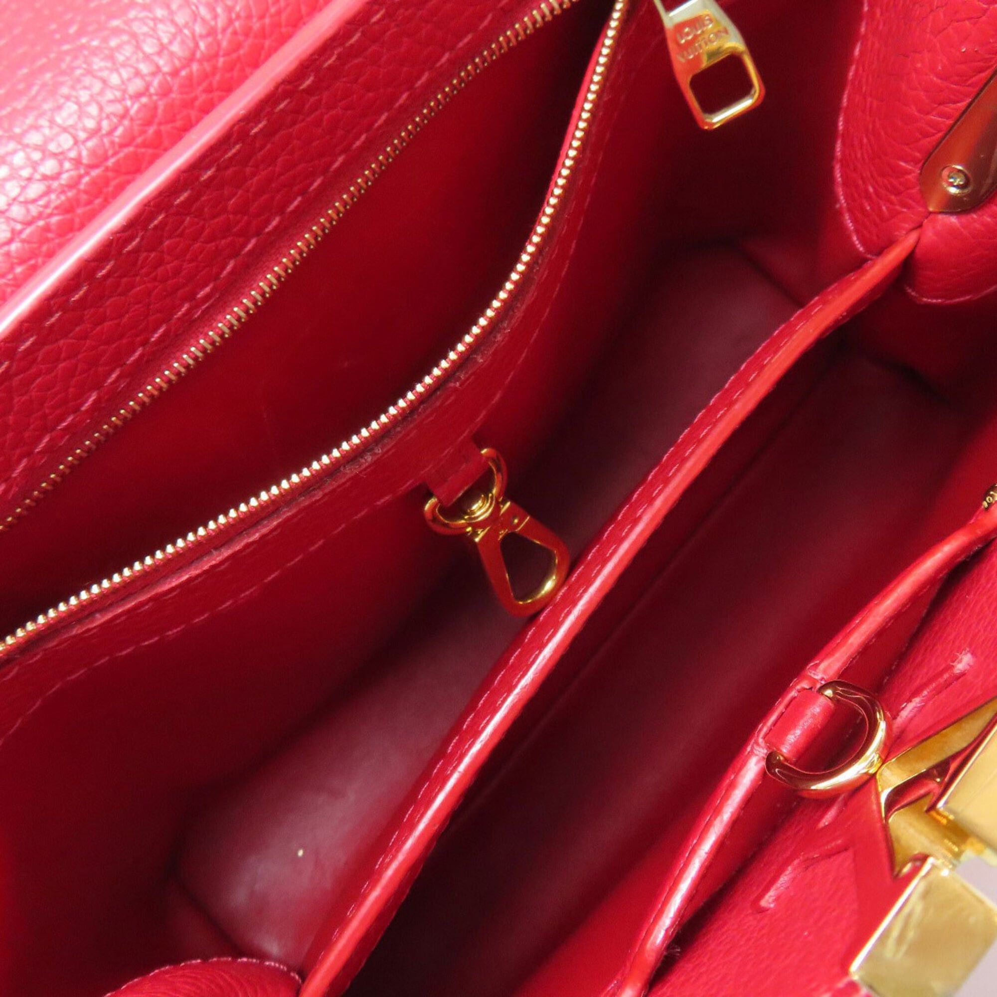 Louis Vuitton Louis Vuitton M52689 Capucines BB Handbag, Taurillon Leather, Women's Size ONE SIZE - 5 Thumbnail