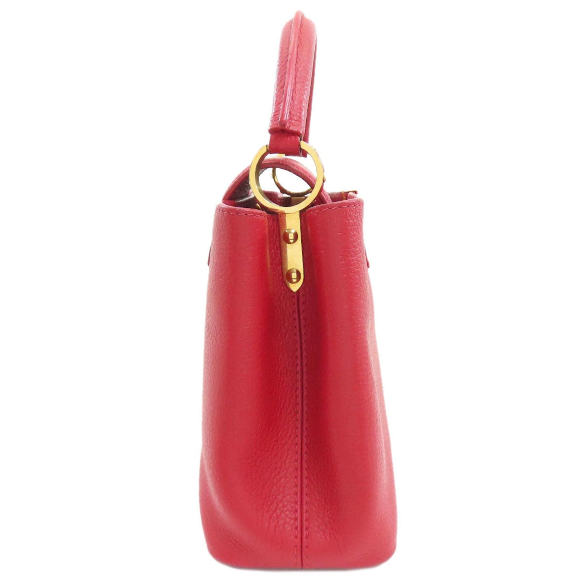 Louis Vuitton Louis Vuitton M52689 Capucines BB Handbag, Taurillon Leather, Women's Size ONE SIZE - 3 Thumbnail