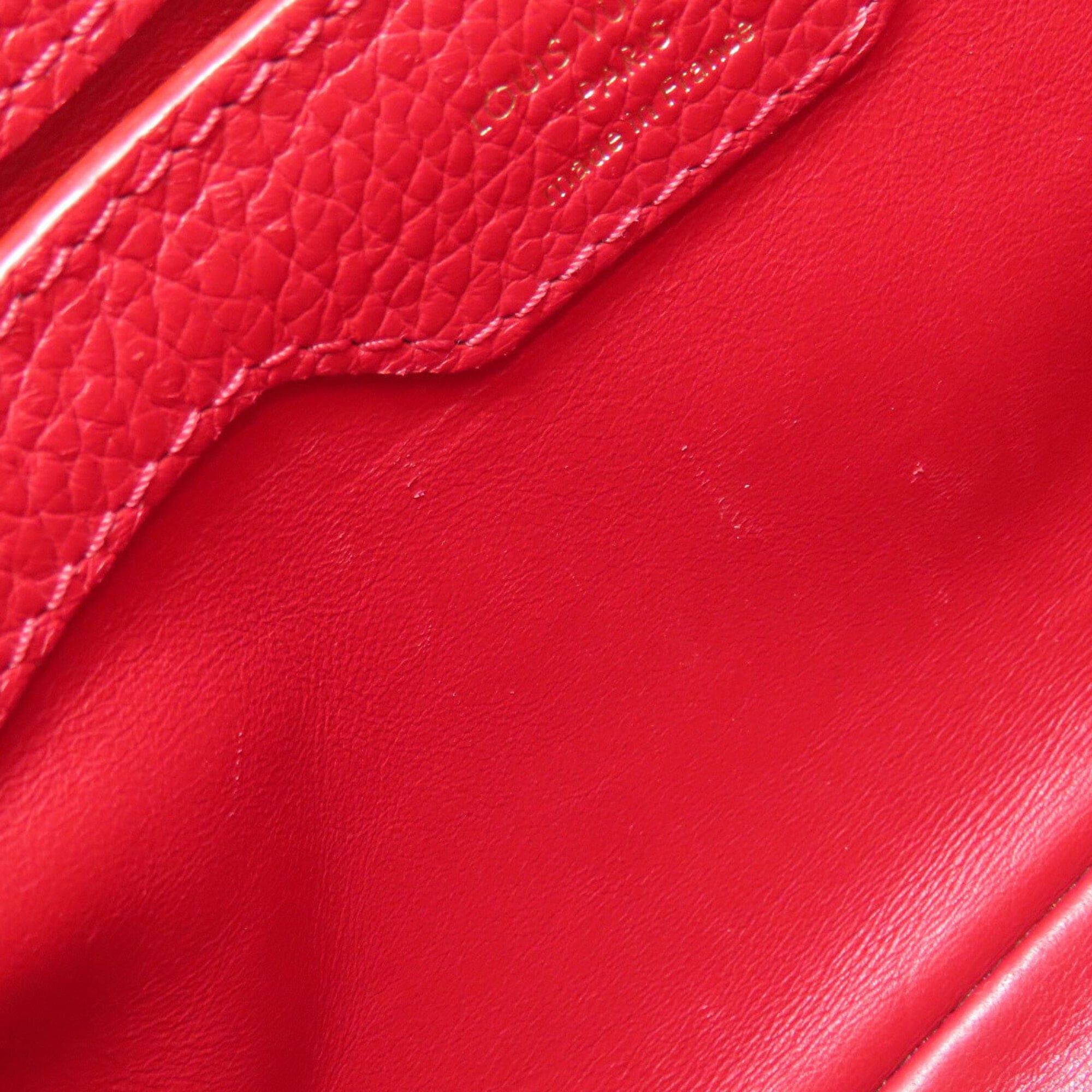 Louis Vuitton Louis Vuitton M52689 Capucines BB Handbag, Taurillon Leather, Women's Size ONE SIZE - 12 Thumbnail
