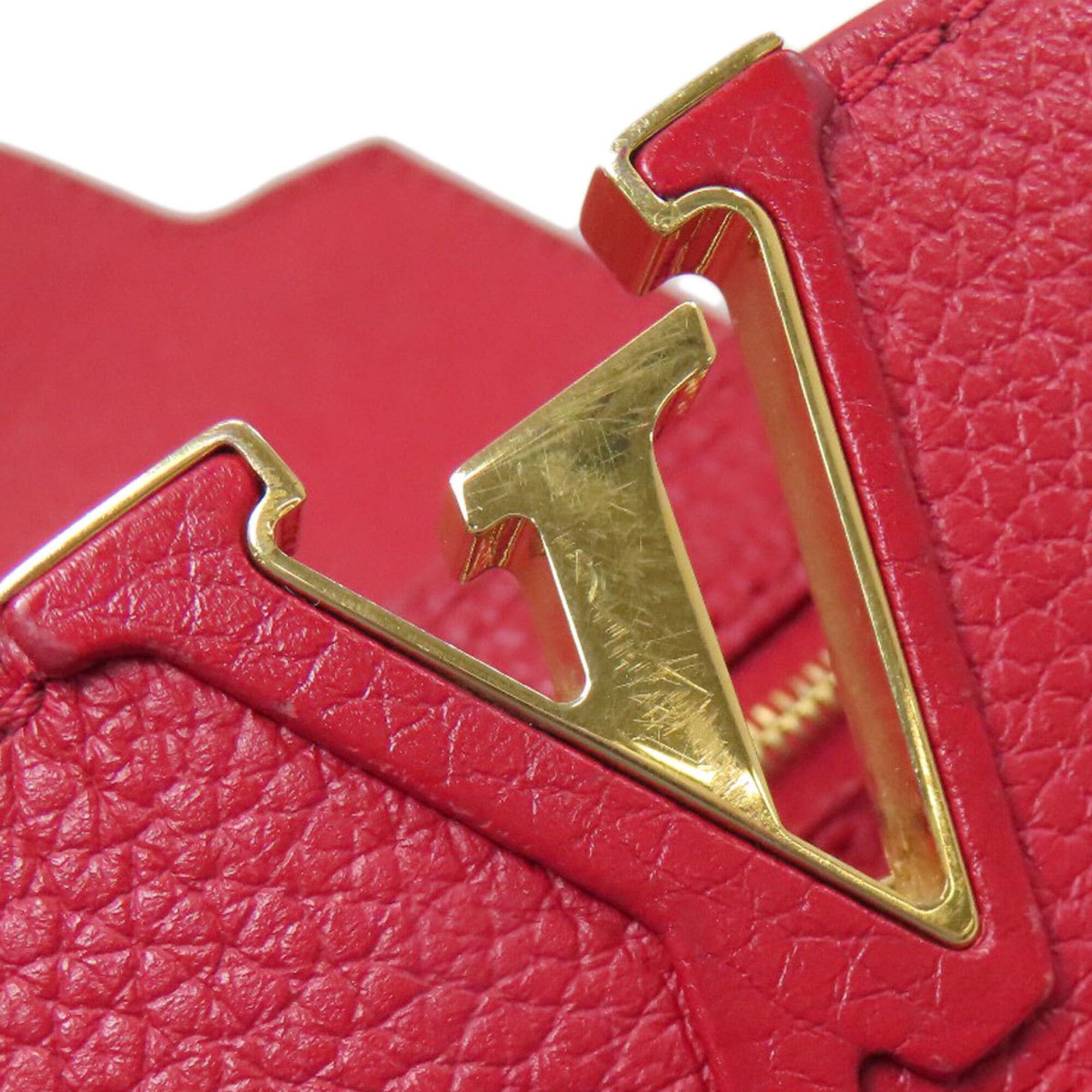 Louis Vuitton Louis Vuitton M52689 Capucines BB Handbag, Taurillon Leather, Women's Size ONE SIZE - 20 Thumbnail