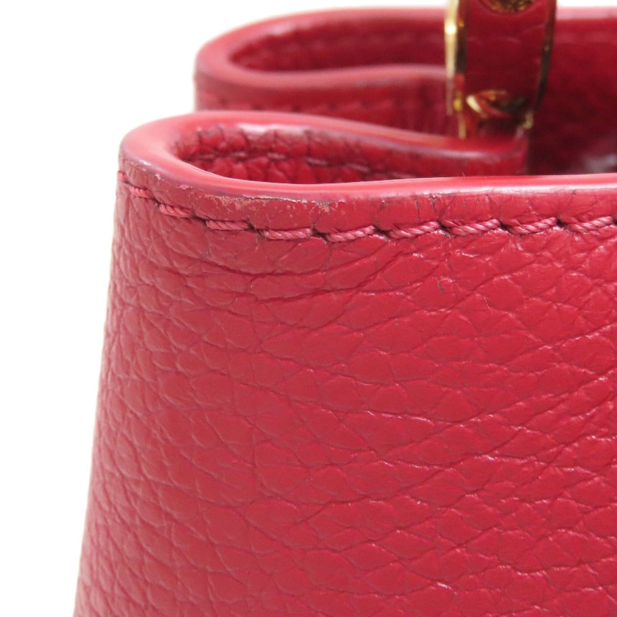 Louis Vuitton Louis Vuitton M52689 Capucines BB Handbag, Taurillon Leather, Women's Size ONE SIZE - 18 Thumbnail