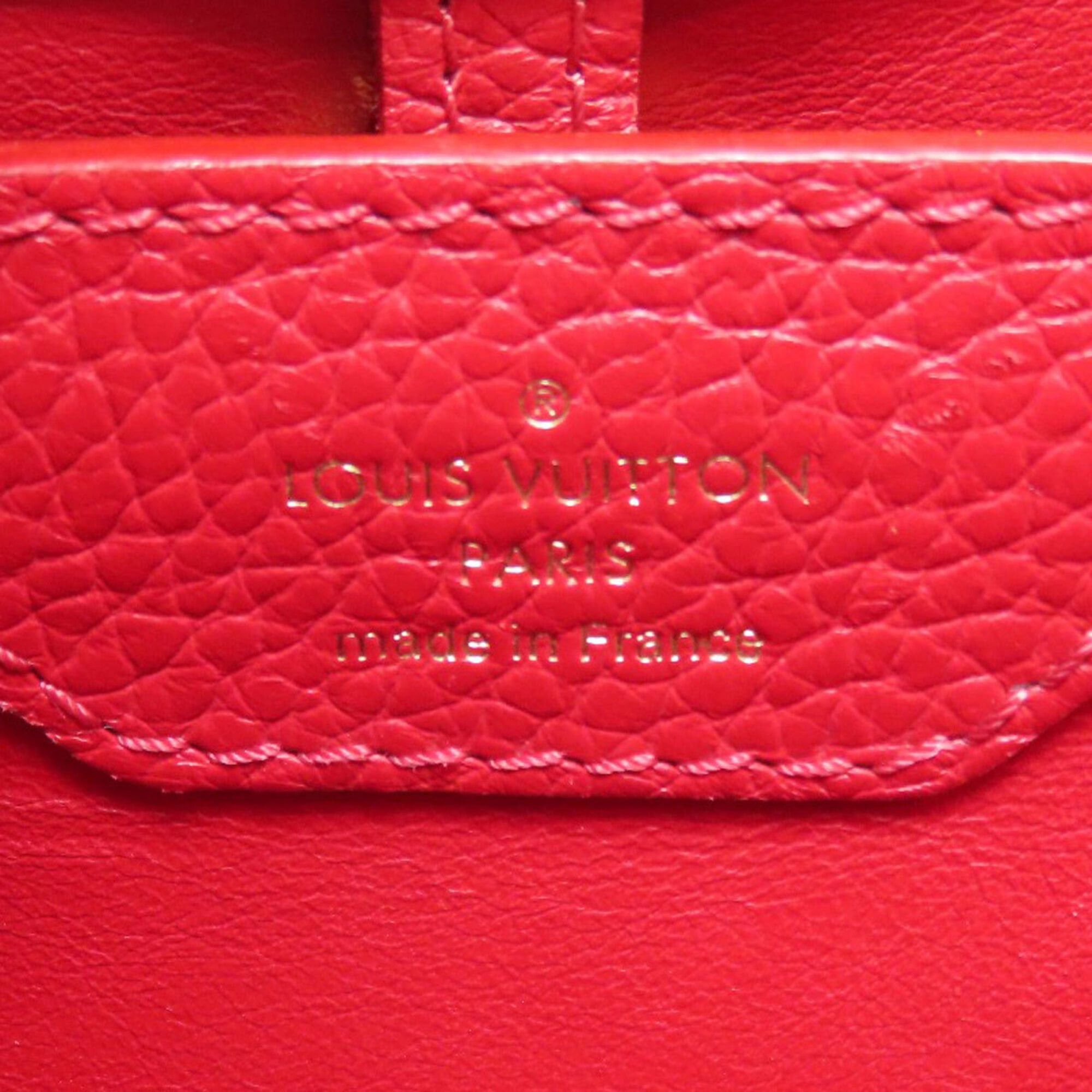 Louis Vuitton Louis Vuitton M52689 Capucines BB Handbag, Taurillon Leather, Women's Size ONE SIZE - 6 Thumbnail
