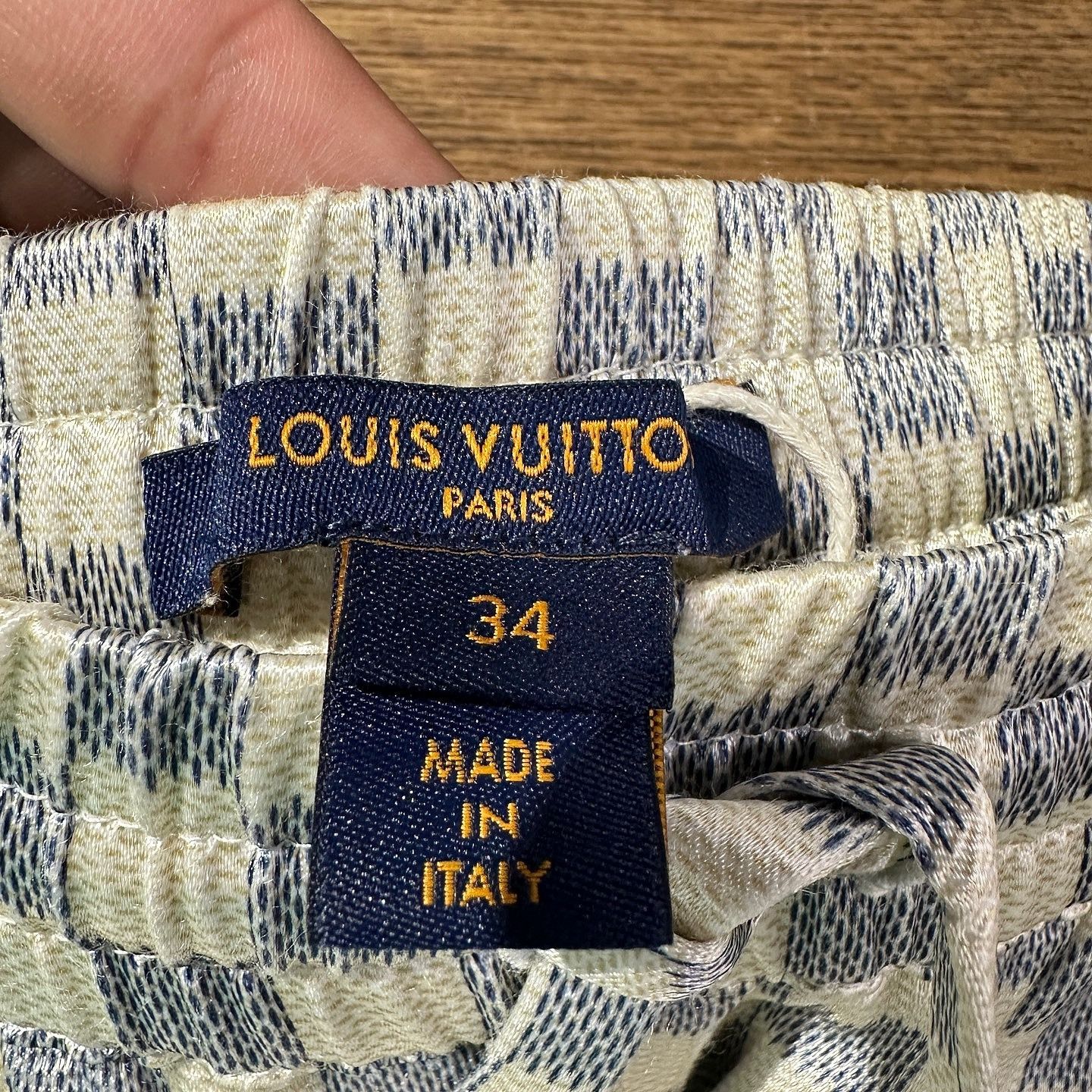 Louis Vuitton Louis Vuitton Damier Pattern Joggers Size 34 Size 24" / US 00 / IT 34 - 3 Thumbnail