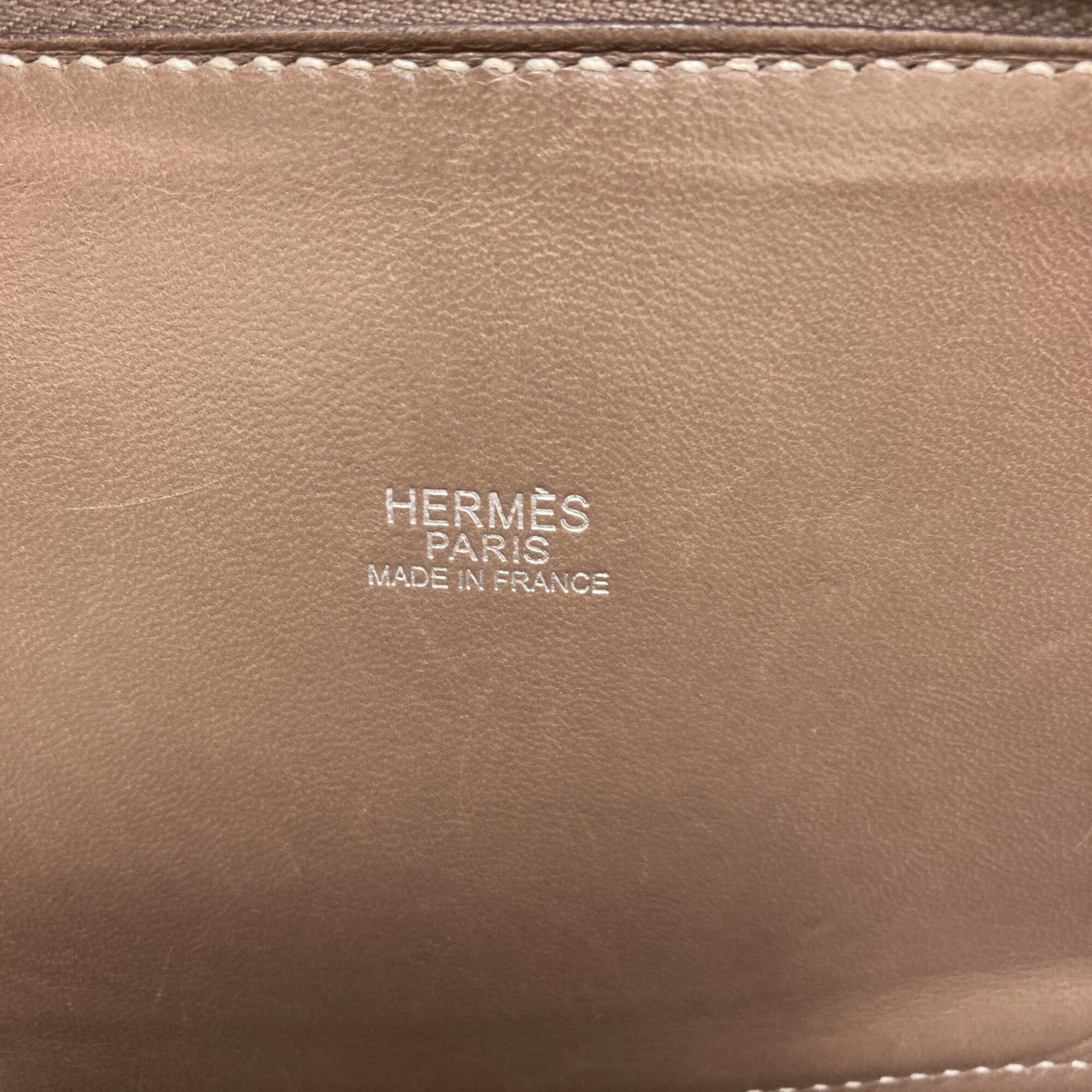 Hermes Hermes Bolide 31 Etoupe Silver Hardware Handbag, Taurillon Leather, Women's Size ONE SIZE - 6 Thumbnail