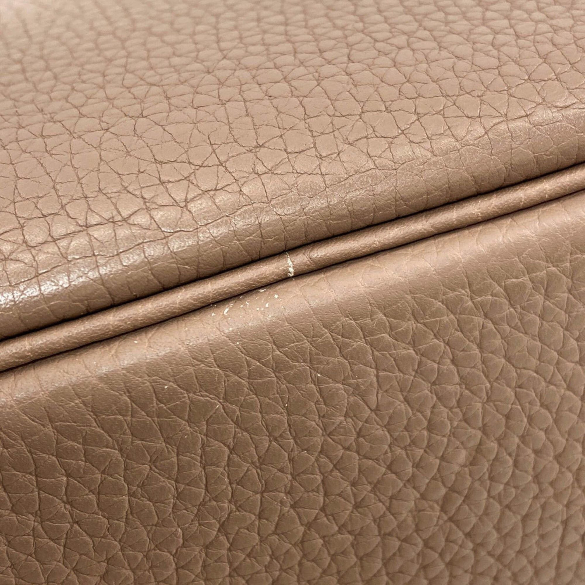 Hermes Hermes Bolide 31 Etoupe Silver Hardware Handbag, Taurillon Leather, Women's Size ONE SIZE - 14 Thumbnail
