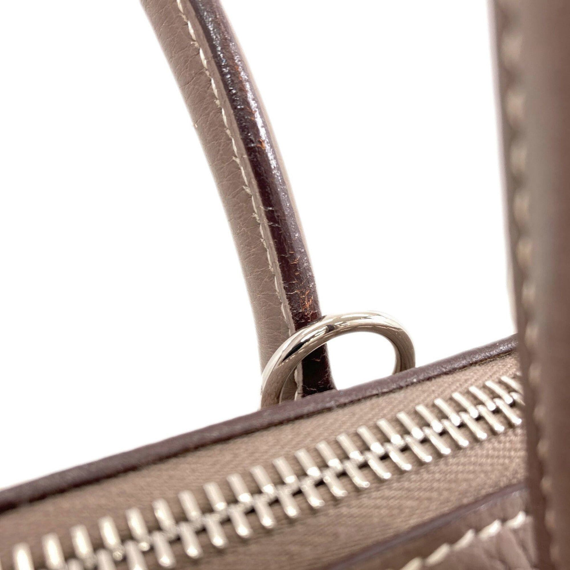 Hermes Hermes Bolide 31 Etoupe Silver Hardware Handbag, Taurillon Leather, Women's Size ONE SIZE - 23 Thumbnail