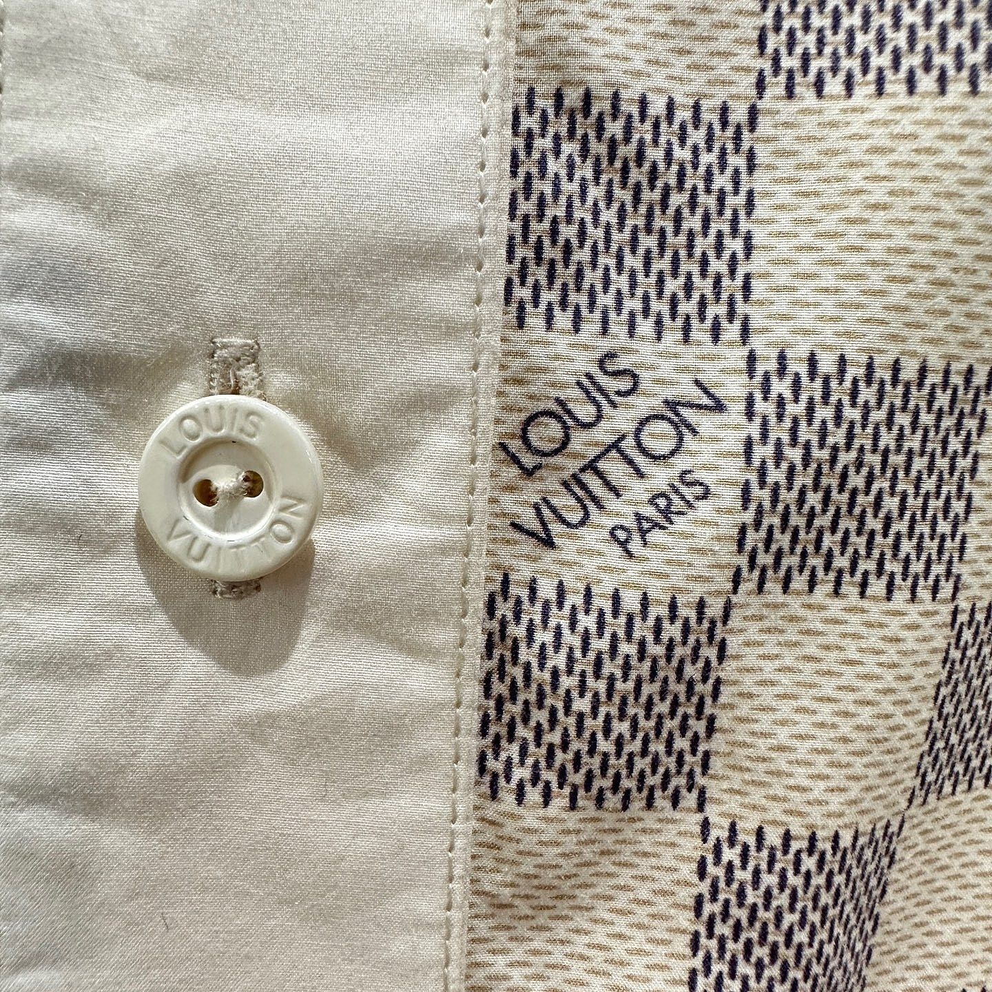 Louis Vuitton Louis Vuitton Damier Check Button Up Size 34 Size XS / US 0-2 / IT 36-38 - 6 Thumbnail