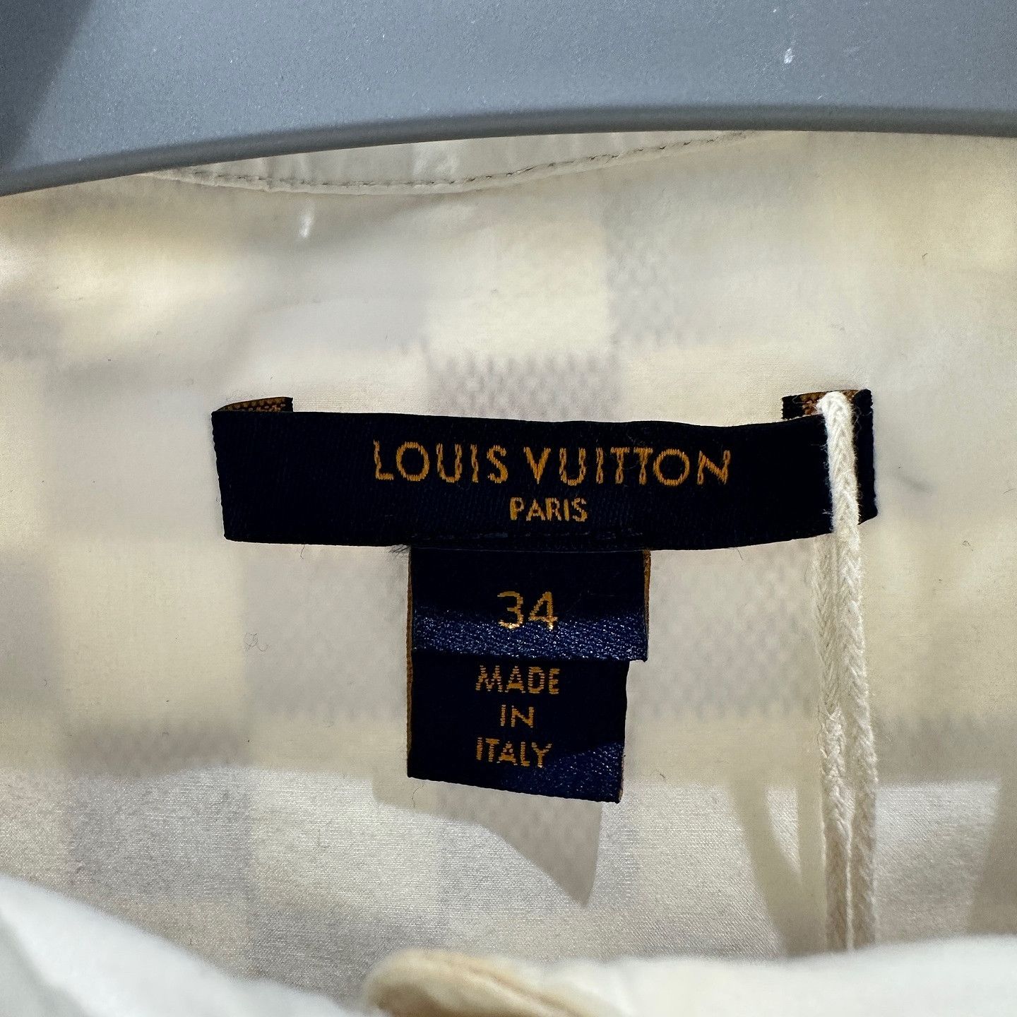 Louis Vuitton Louis Vuitton Damier Check Button Up Size 34 Size XS / US 0-2 / IT 36-38 - 3 Thumbnail