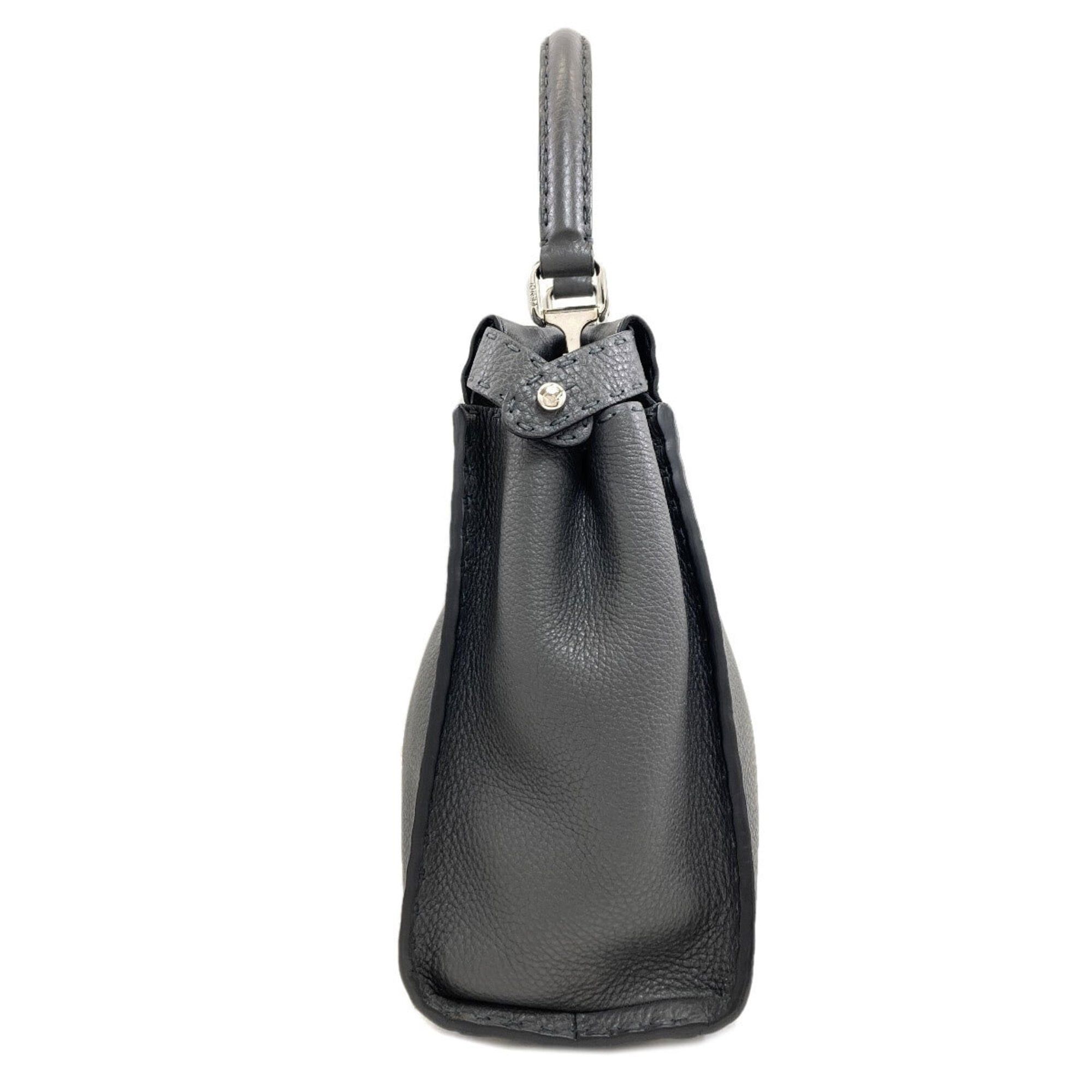 Fendi Fendi Peekaboo Medium Selleria 2-Way Handbag, Calfskin, Women's Size ONE SIZE - 3 Thumbnail