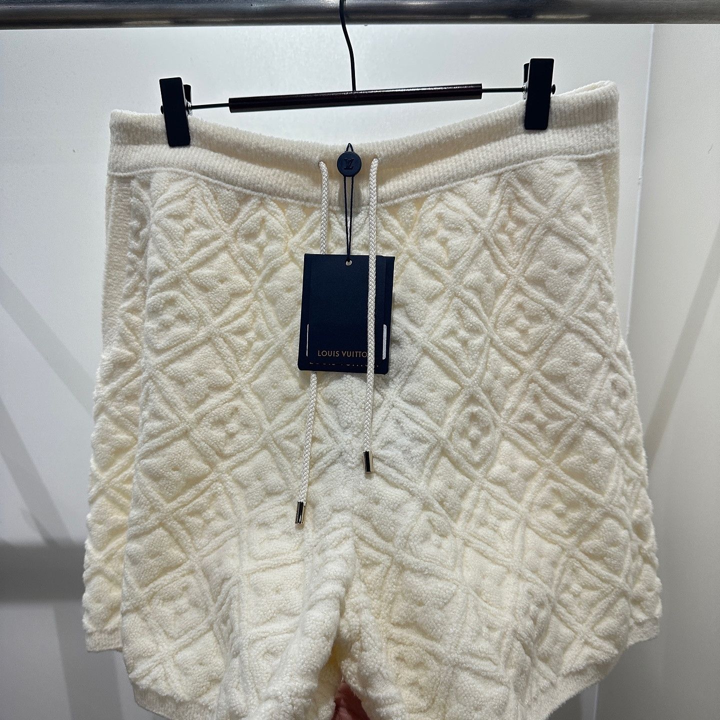 Louis Vuitton Louis Vuitton Diamond Monogram Knit Shorts Size XL Size 34" / US 12 / IT 48 - 7 Thumbnail