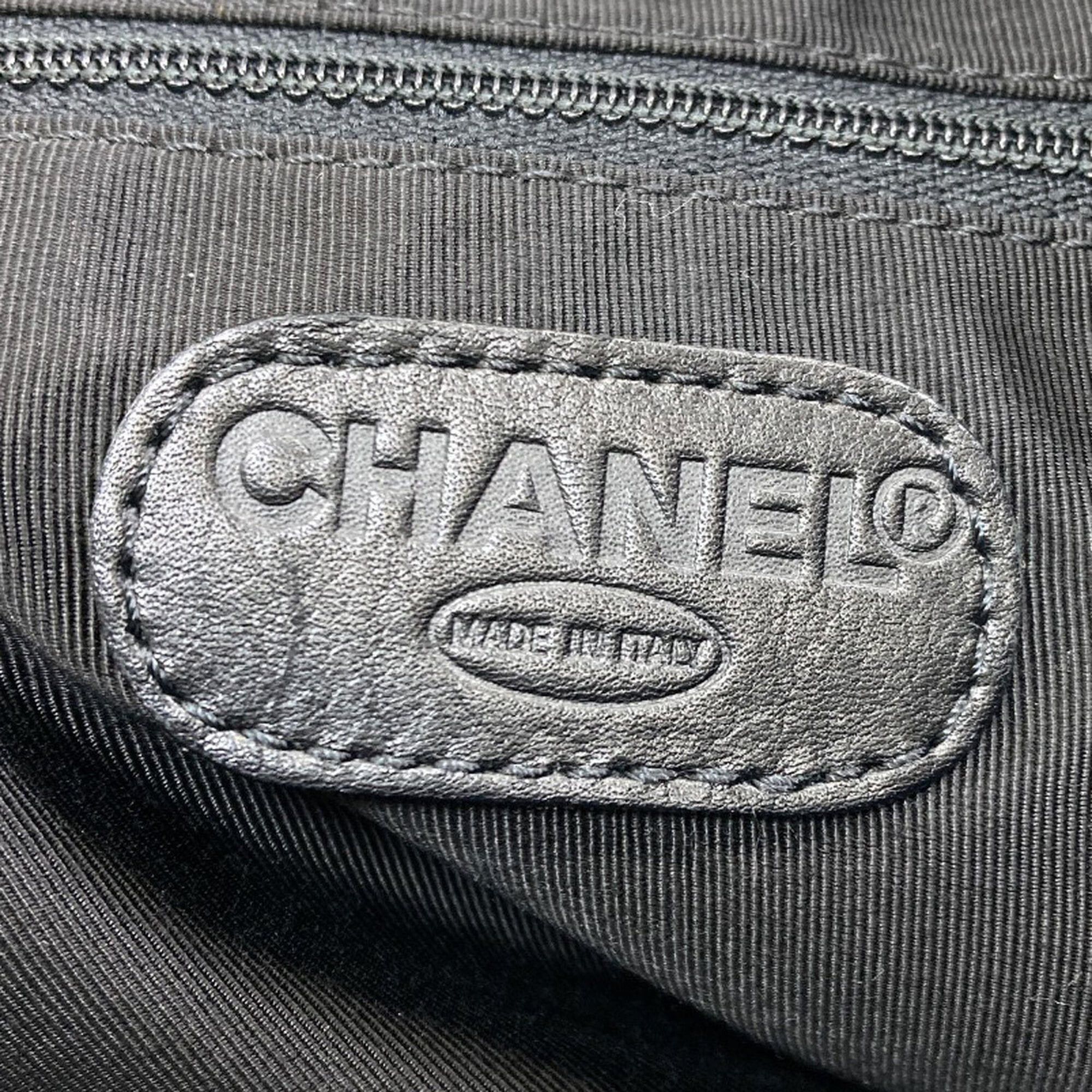 Chanel Chanel Logo Tote Bag, Calfskin, Women's Size ONE SIZE - 6 Thumbnail