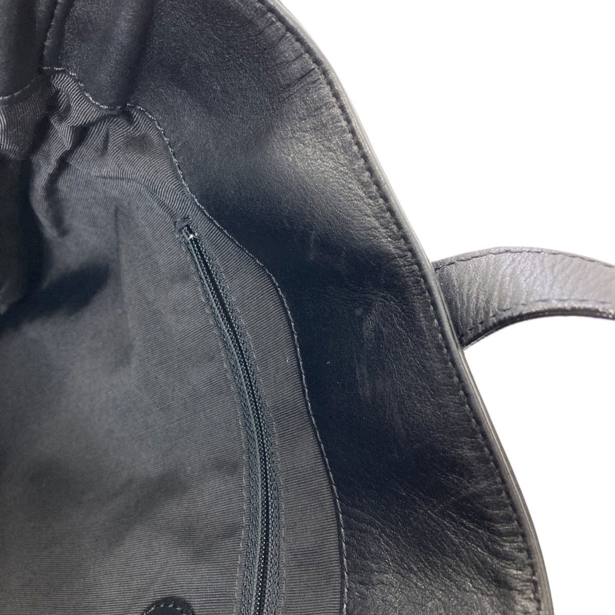 Chanel Chanel Logo Tote Bag, Calfskin, Women's Size ONE SIZE - 9 Thumbnail