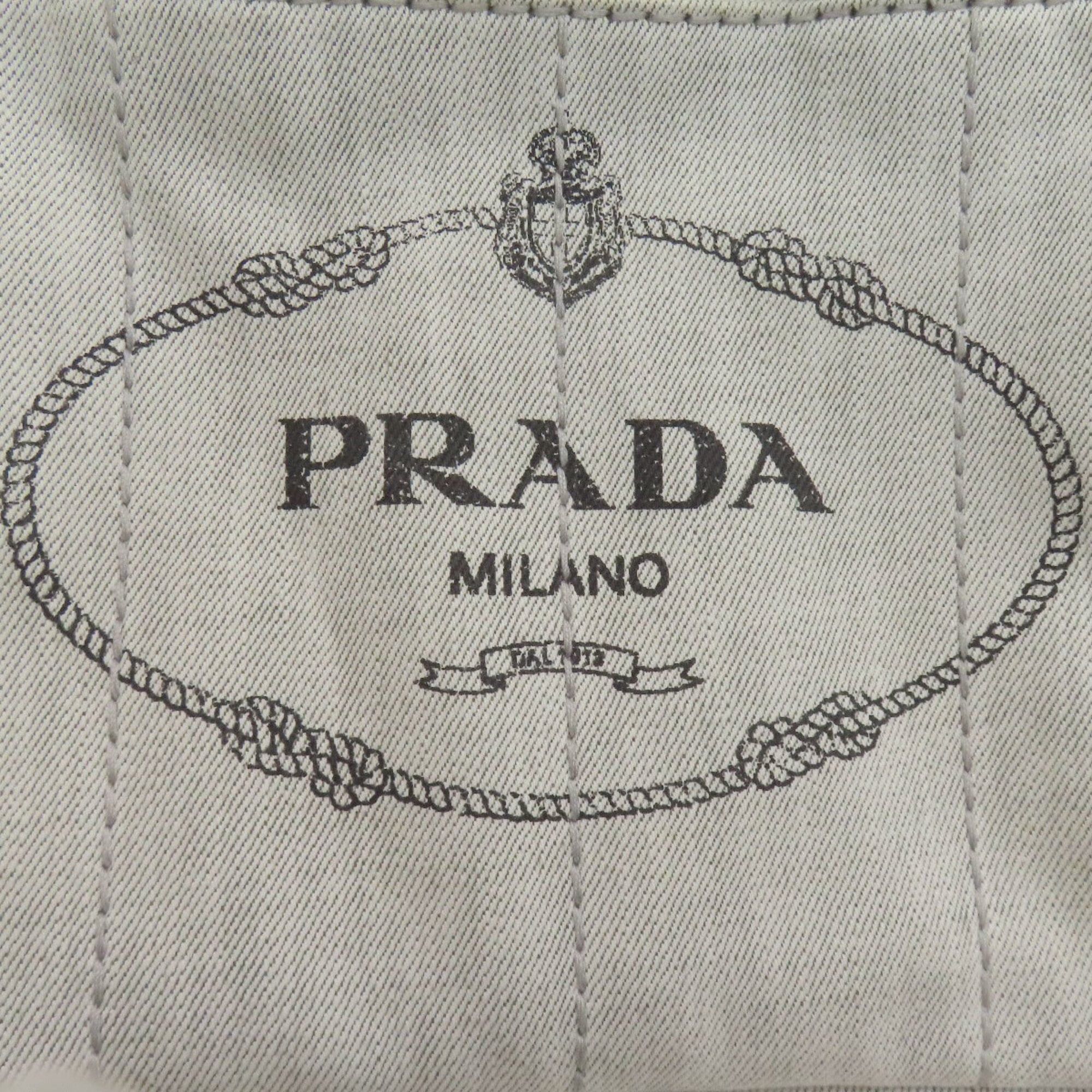 Prada Prada Canapa Mini 2-Way Handbag, Denim, Women's Size ONE SIZE - 11 Thumbnail
