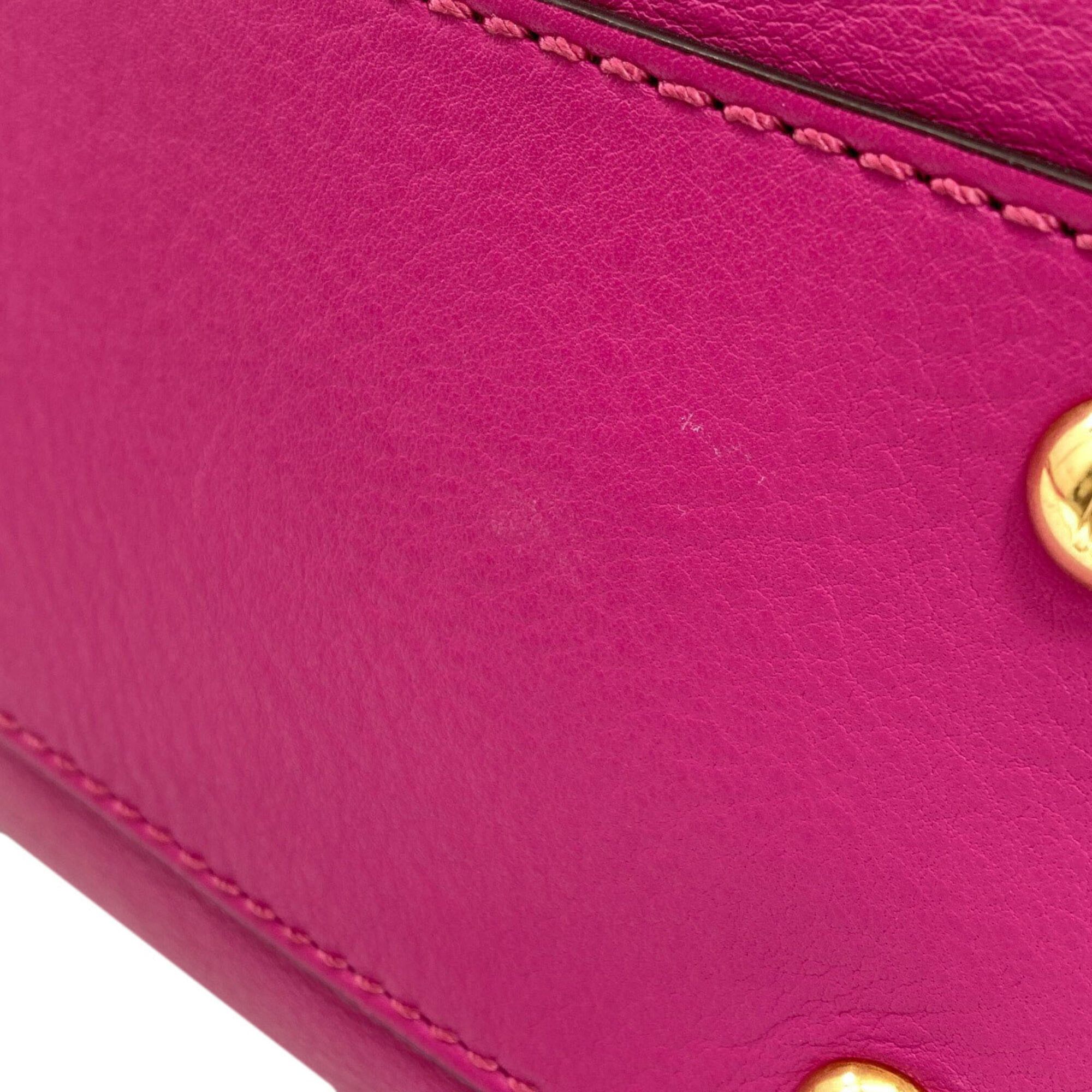 Fendi Fendi Peekaboo 2-Way Handbag, Calfskin, Women's Size ONE SIZE - 17 Thumbnail