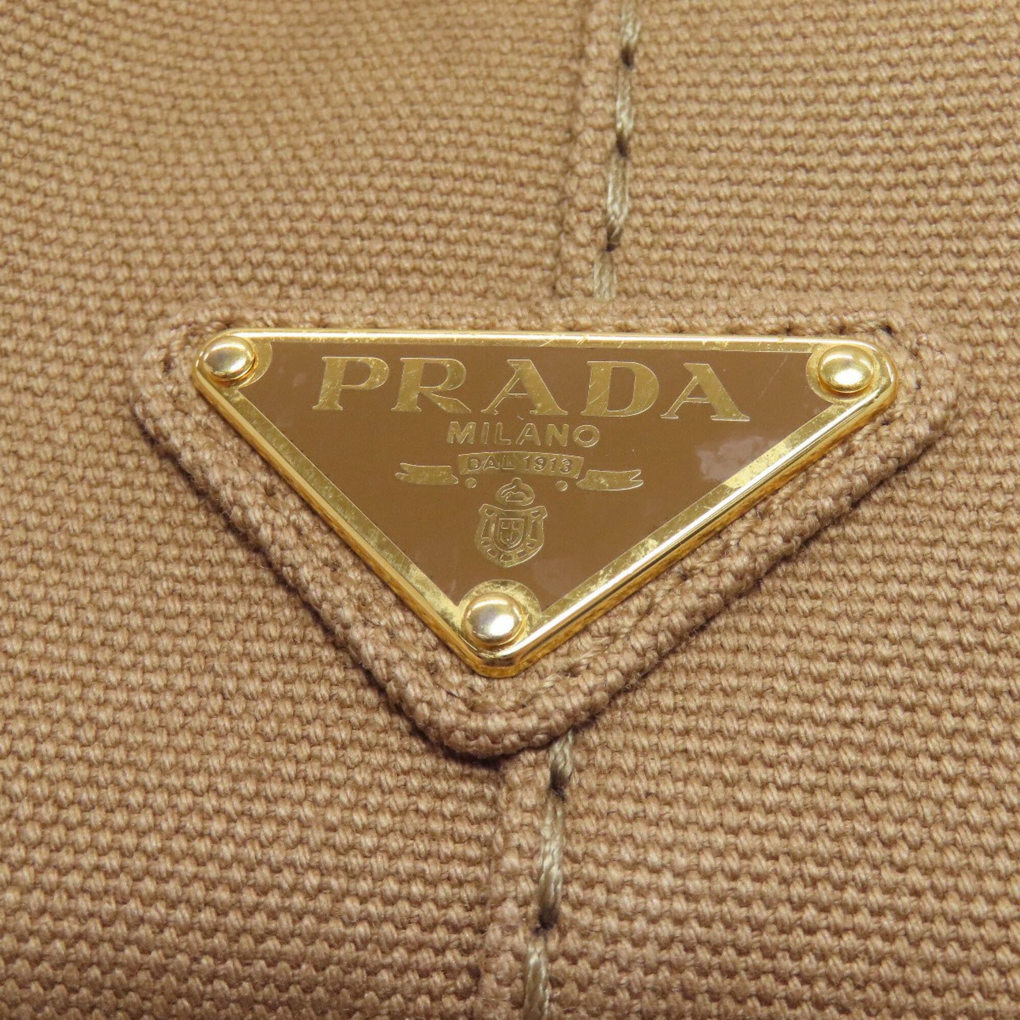 Prada Prada Canapa Mini 2-Way Handbag, Canvas, Women's Size ONE SIZE - 9 Thumbnail
