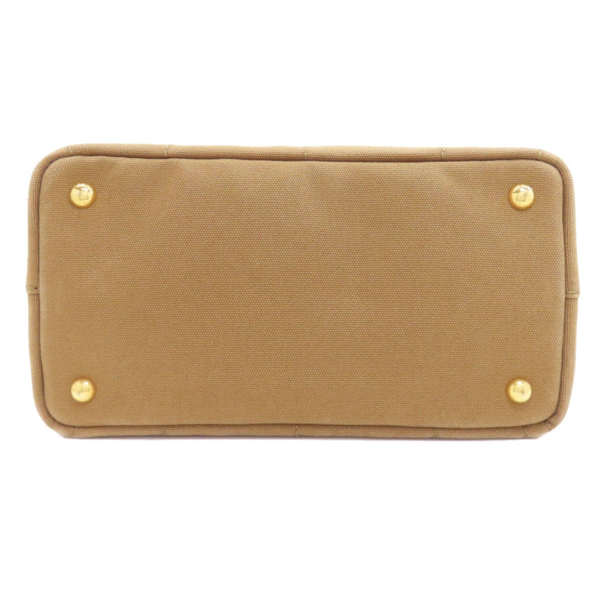 Prada Prada Canapa Mini 2-Way Handbag, Canvas, Women's Size ONE SIZE - 4 Thumbnail