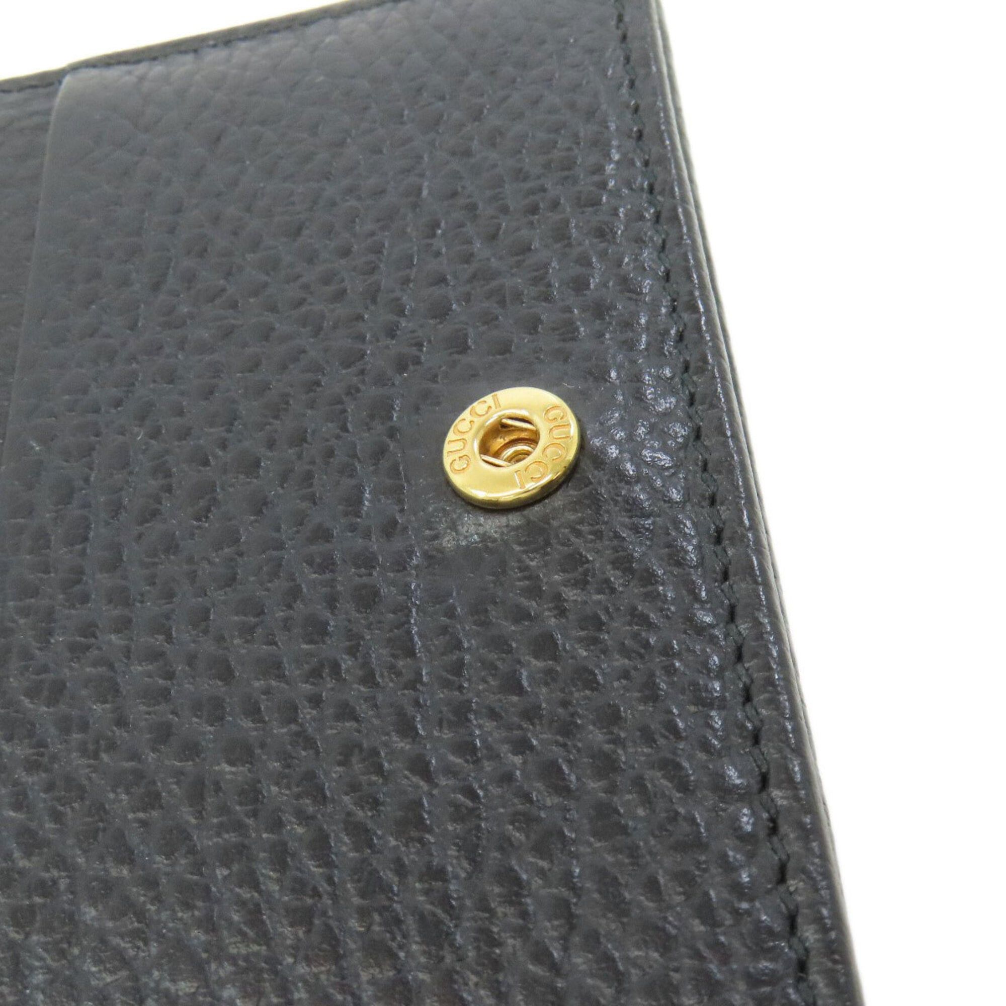 Gucci Gucci 456126 GG Marmont Double G Bi-fold Wallet, Leather, Women's Size ONE SIZE - 11 Thumbnail