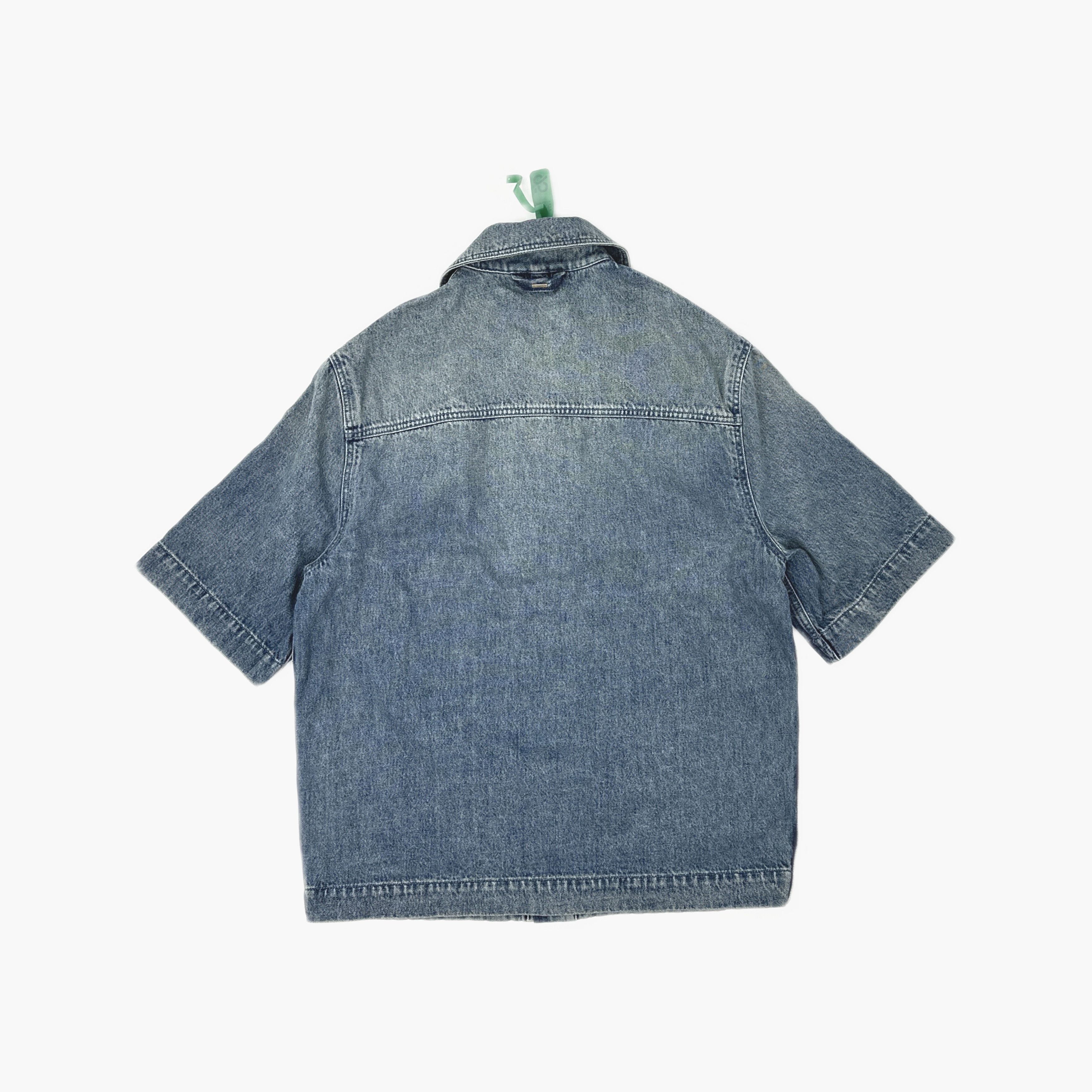 Louis Vuitton Louis Vuitton Monogram Denim Button Up Shirt Size M Size US M / EU 48-50 / 2 - 2 Thumbnail