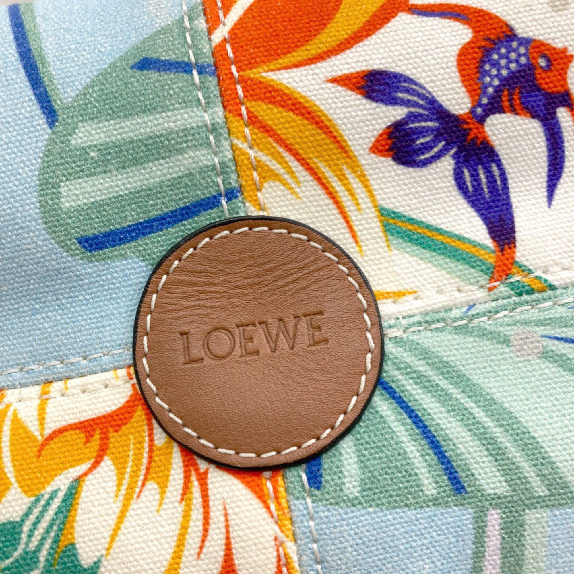 Loewe Loewe Paula's Ibiza Cushion Tote Bag, Canvas/Leather, Women's Size ONE SIZE - 12 Thumbnail