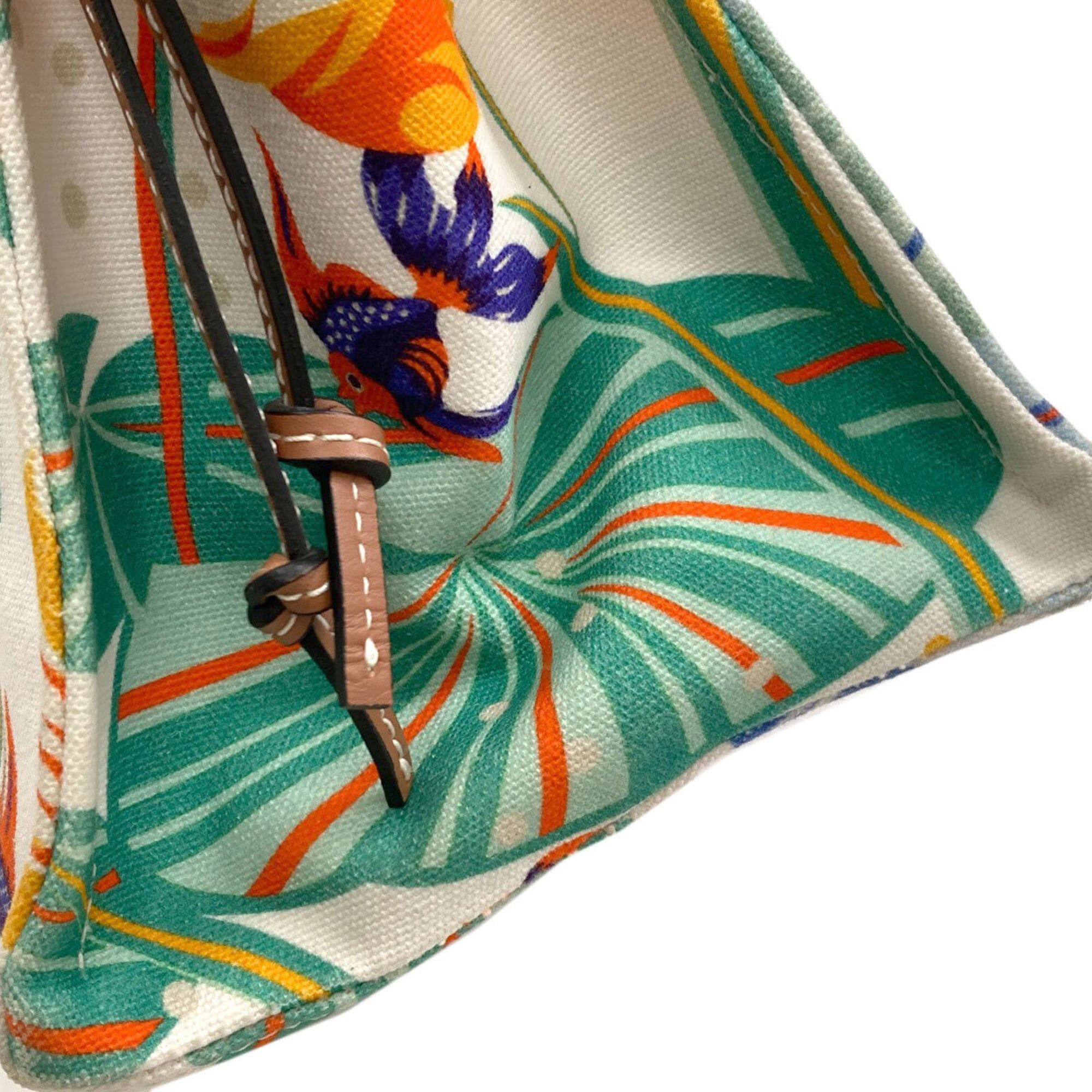 Loewe Loewe Paula's Ibiza Cushion Tote Bag, Canvas/Leather, Women's Size ONE SIZE - 14 Thumbnail