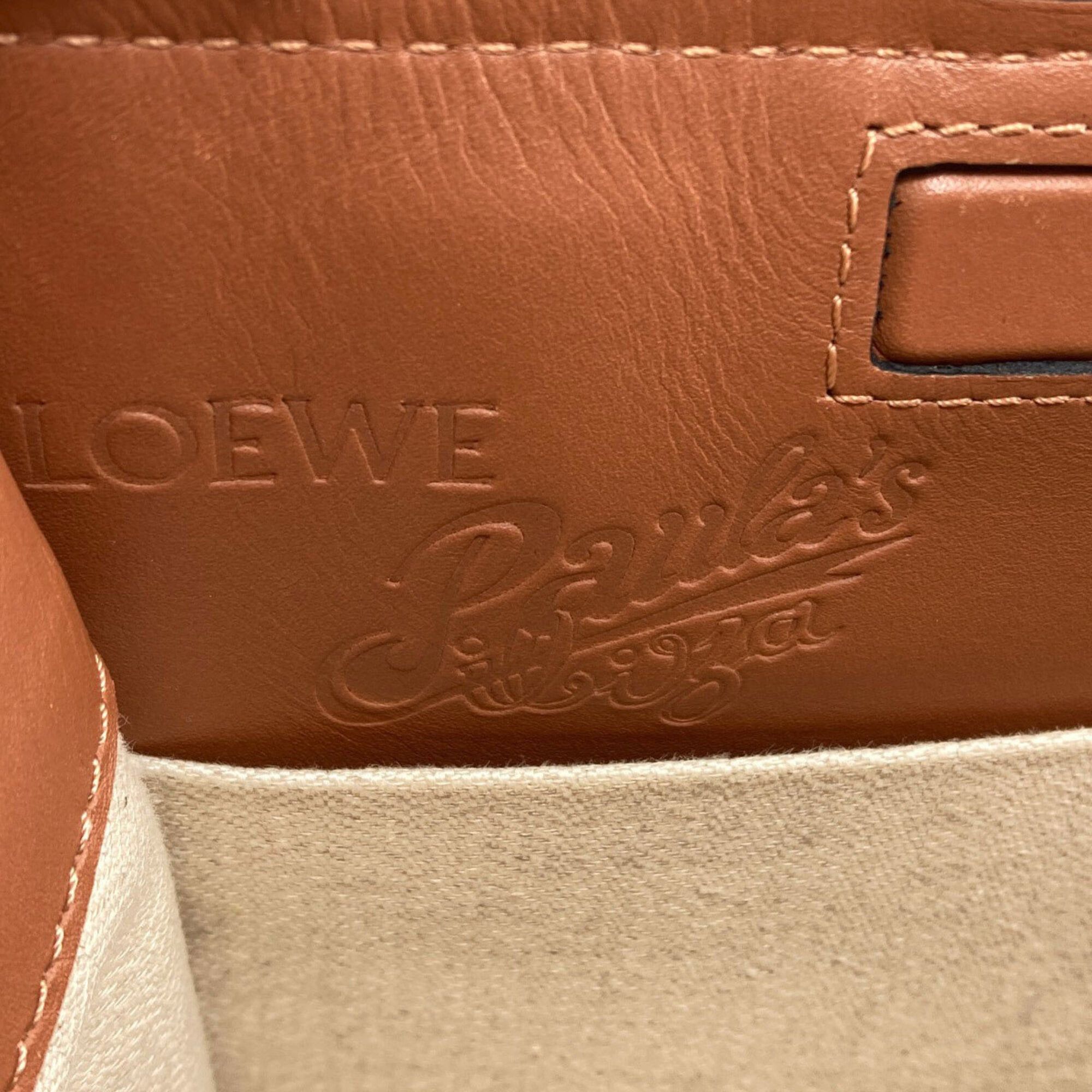 Loewe Loewe Paula's Ibiza Cushion Tote Bag, Canvas/Leather, Women's Size ONE SIZE - 6 Thumbnail