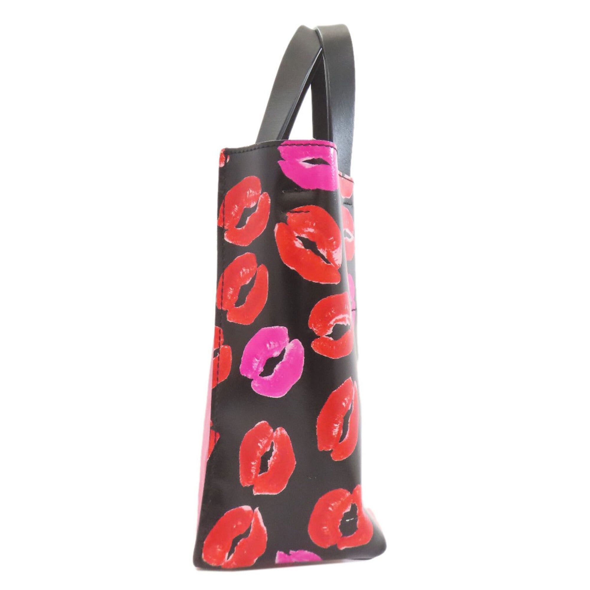 Marni Marni Museo Lip Pattern 2-Way Leather Handbag for Women Size ONE SIZE - 3 Thumbnail