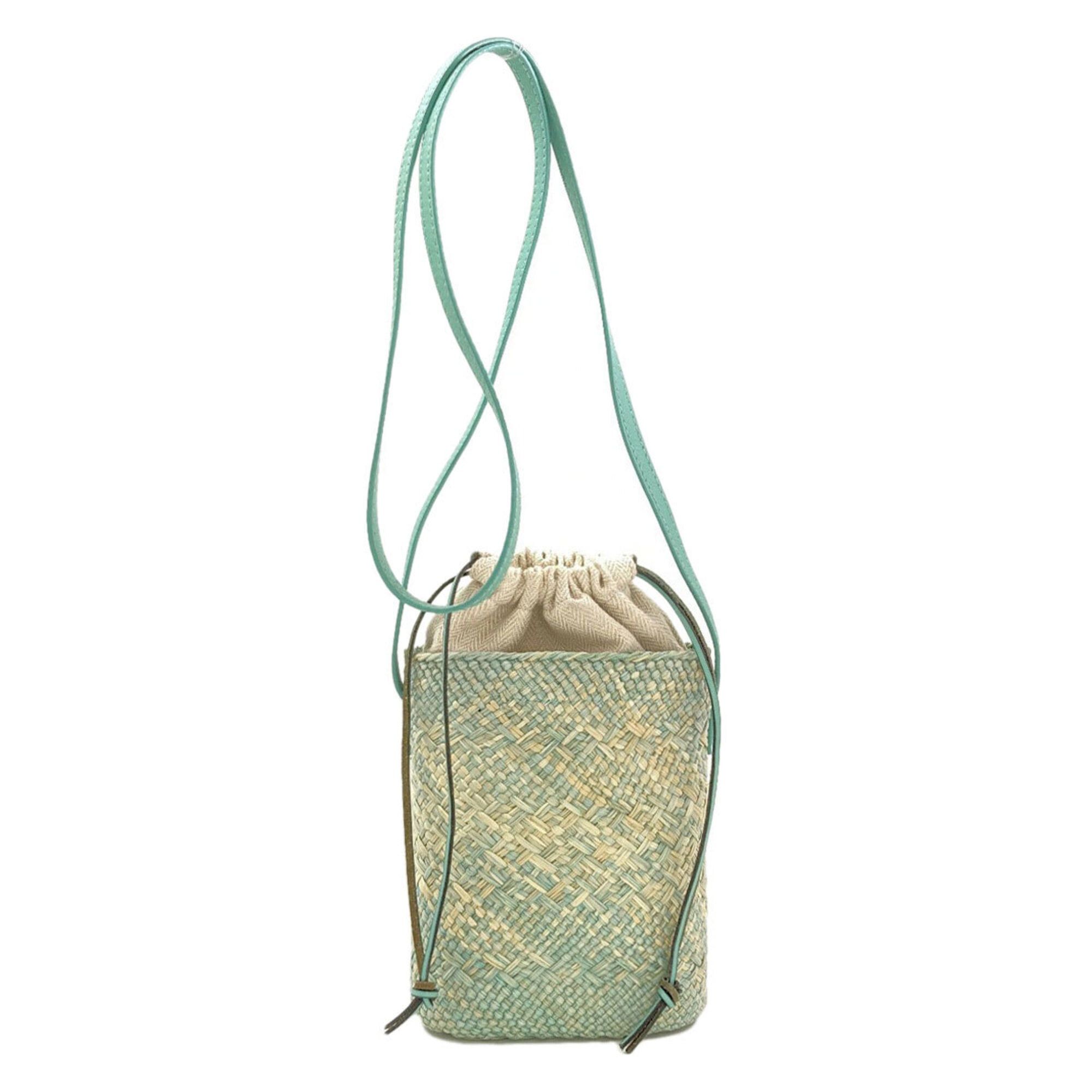 Loewe Loewe Square Pocket Shoulder Bag, Calfskin/Ilaca Palm, Women's Size ONE SIZE - 2 Thumbnail