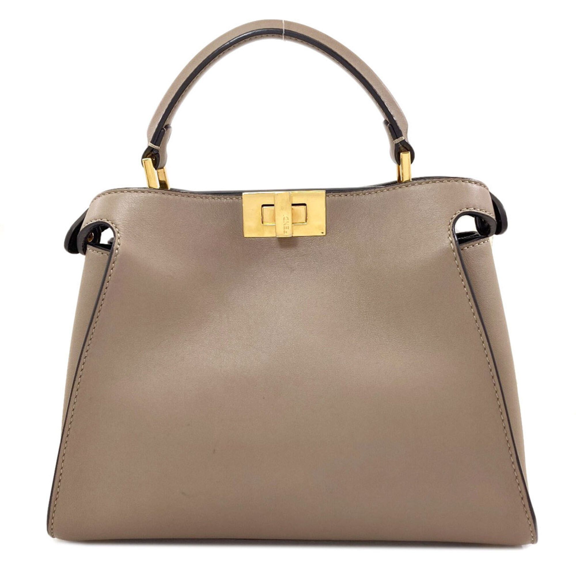 Fendi Fendi Peekaboo Essentially 2-Way Handbag, Calfskin, Women's Size ONE SIZE - 2 Thumbnail