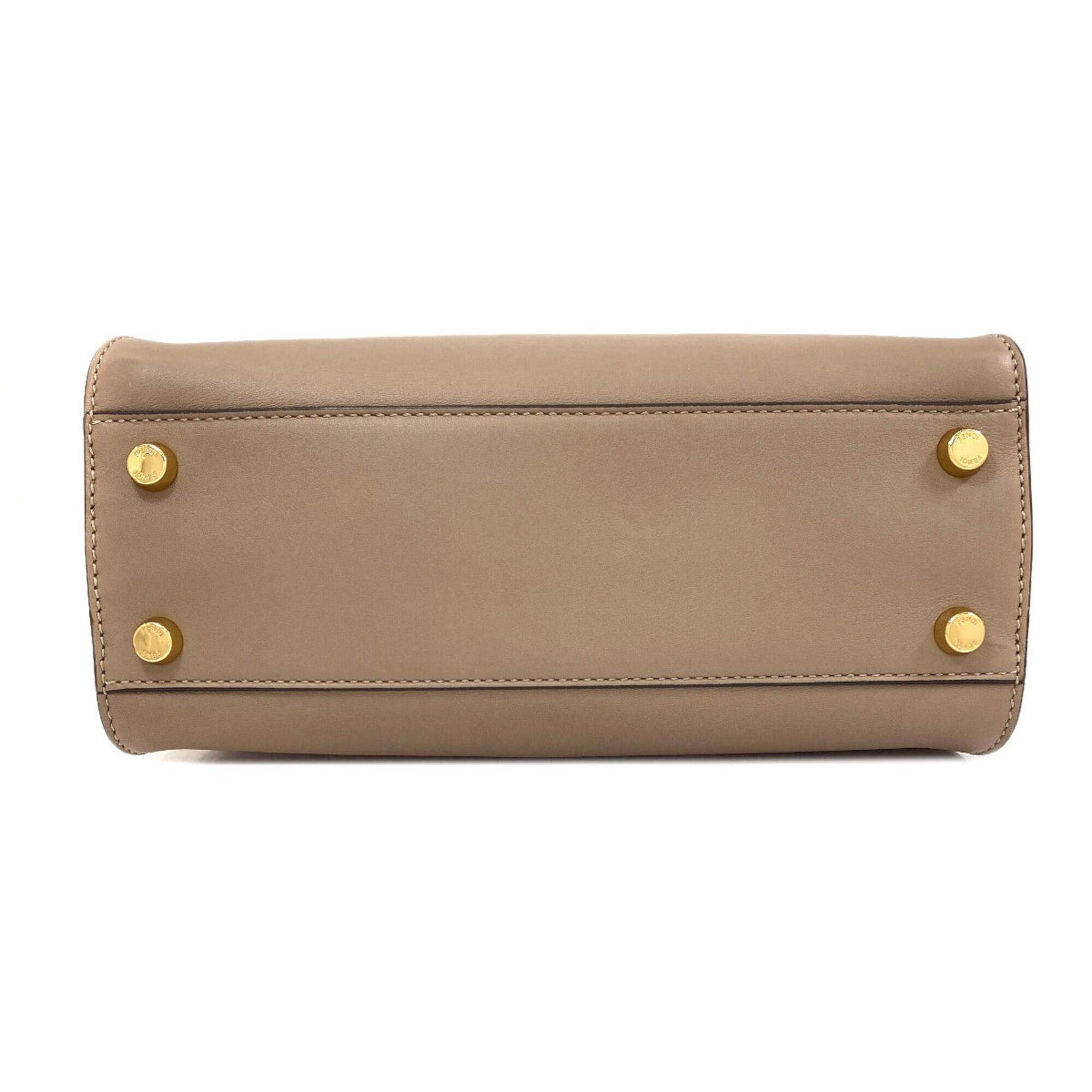 Fendi Fendi Peekaboo Essentially 2-Way Handbag, Calfskin, Women's Size ONE SIZE - 4 Thumbnail