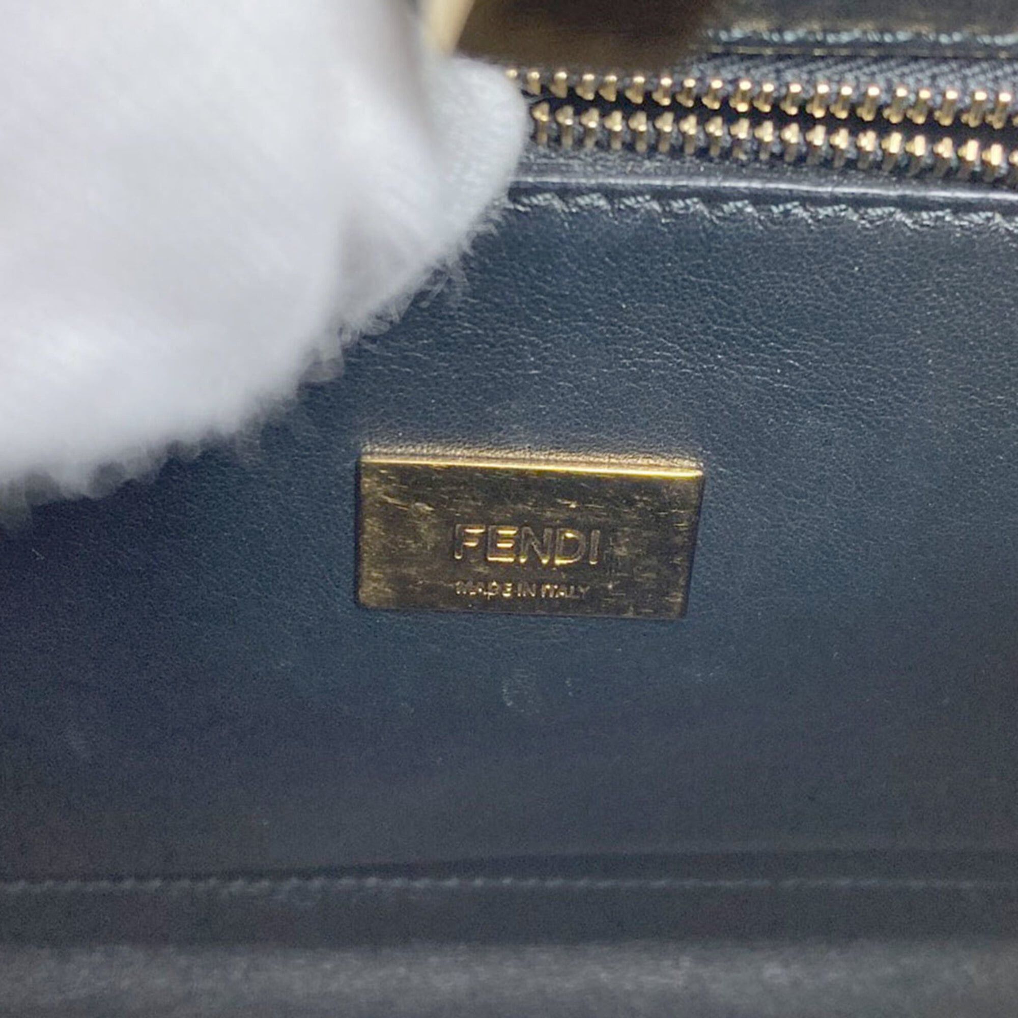 Fendi Fendi Peekaboo Essentially 2-Way Handbag, Calfskin, Women's Size ONE SIZE - 7 Thumbnail