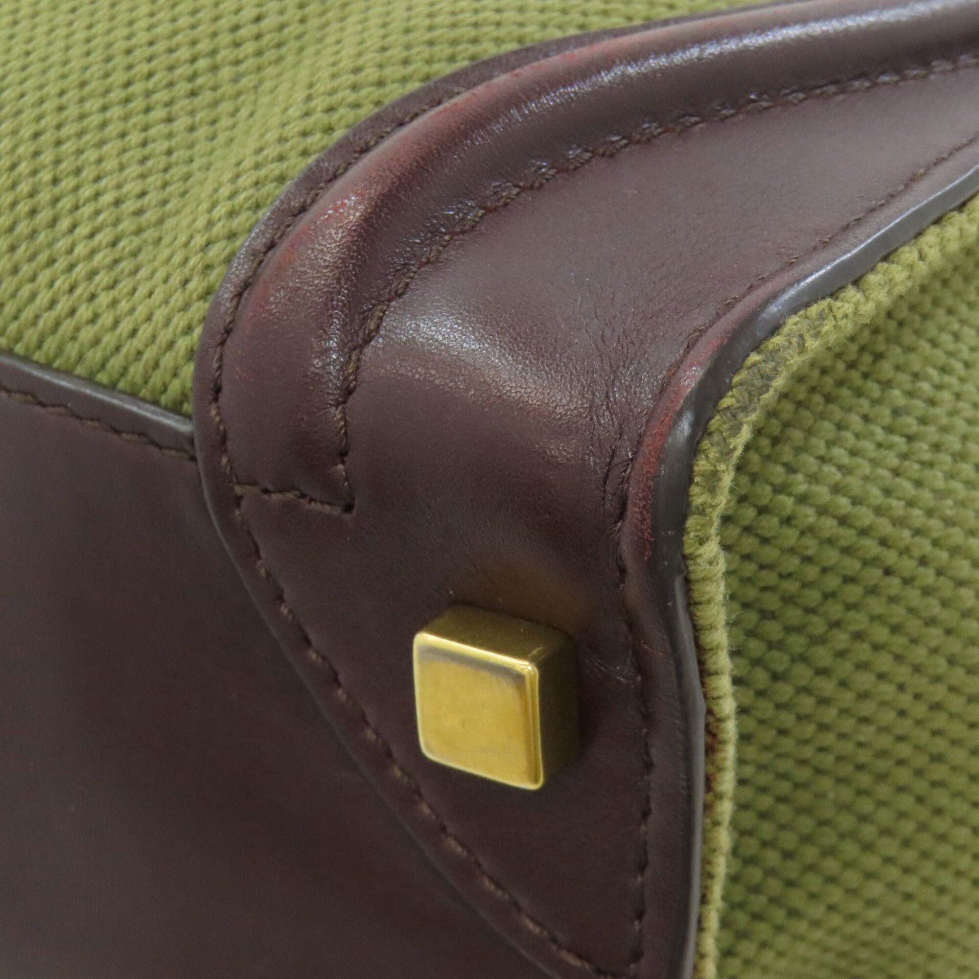 Celine Celine Luggage Micro Handbag, Canvas/Leather, Women's Size ONE SIZE - 22 Thumbnail
