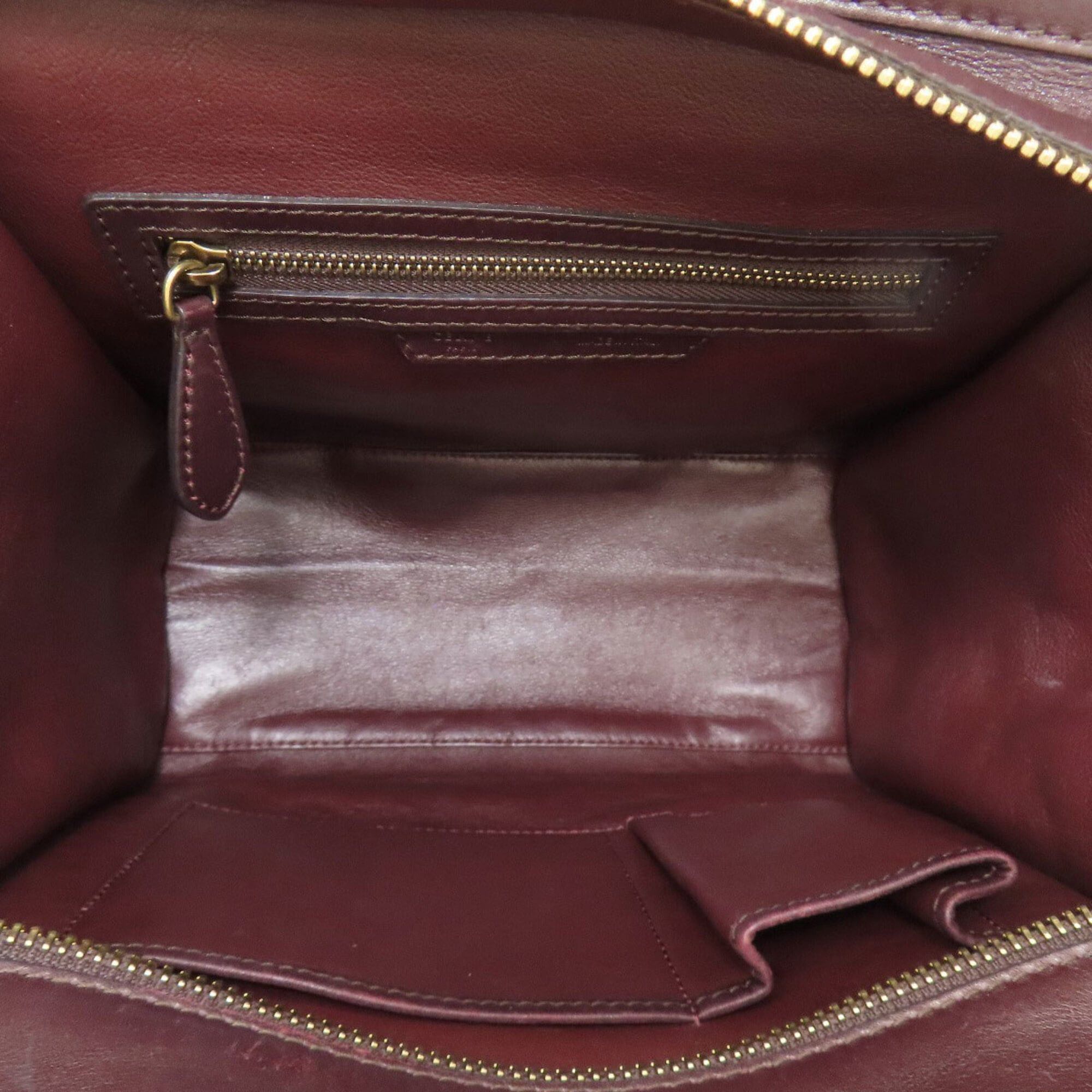 Celine Celine Luggage Micro Handbag, Canvas/Leather, Women's Size ONE SIZE - 5 Thumbnail